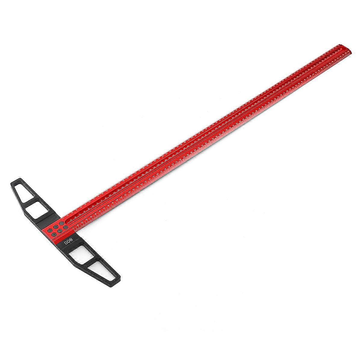 Precision Woodworking T-square Scriber, Aluminum Alloy Marking Ruler