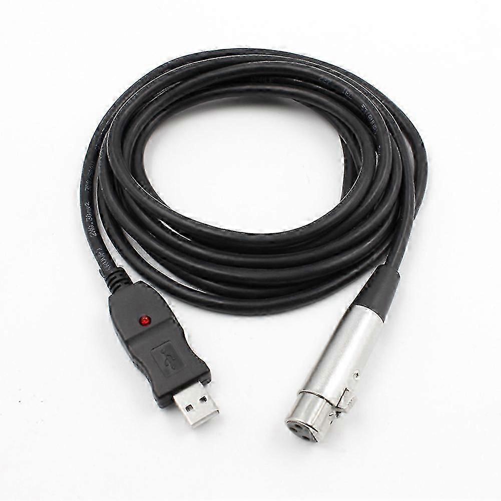 Propojovací kabel USB MIC (samec/samice) pro mikrofon, USB (samec)