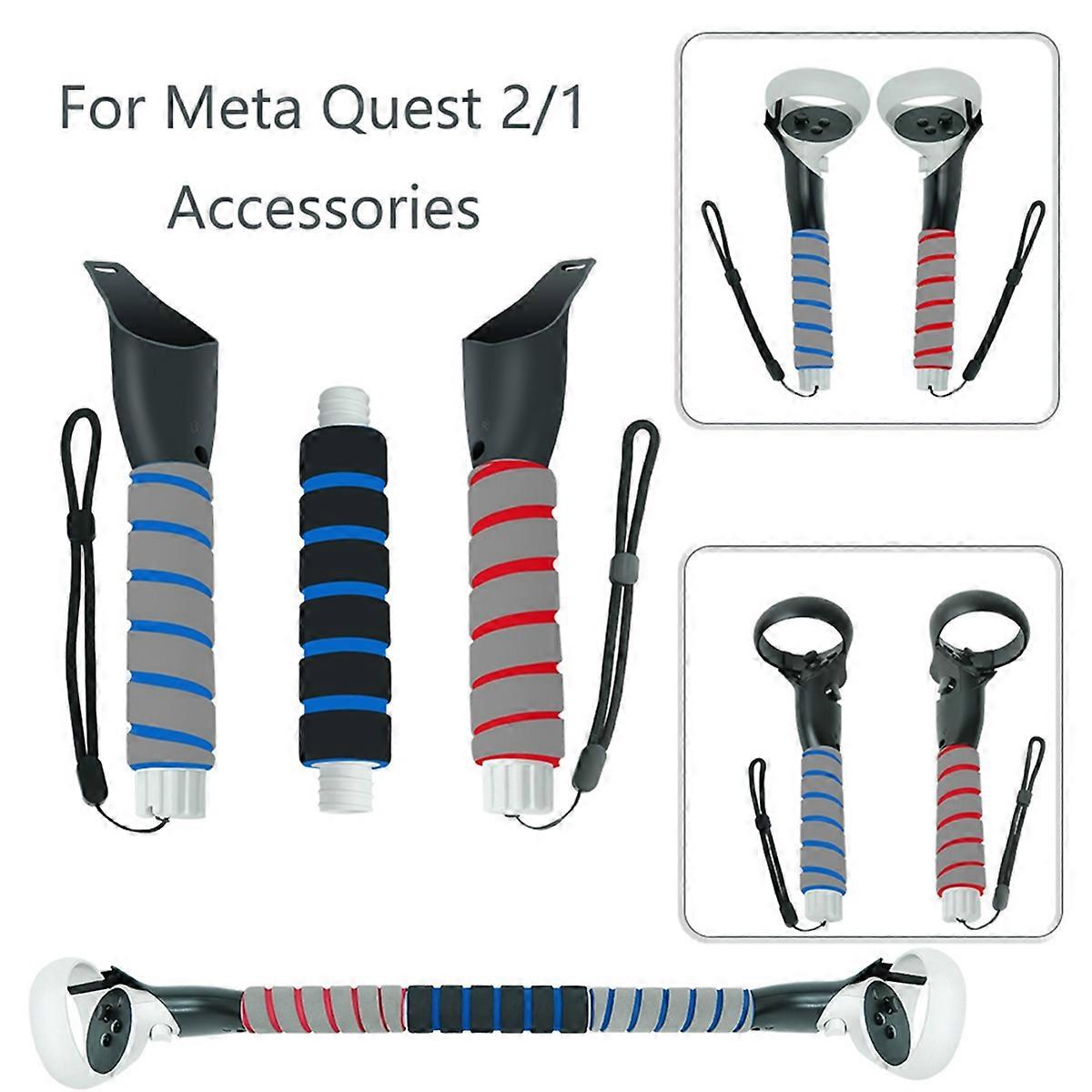 Universal VR Game Handles Extension Grips for Quest 1 2 Controllers