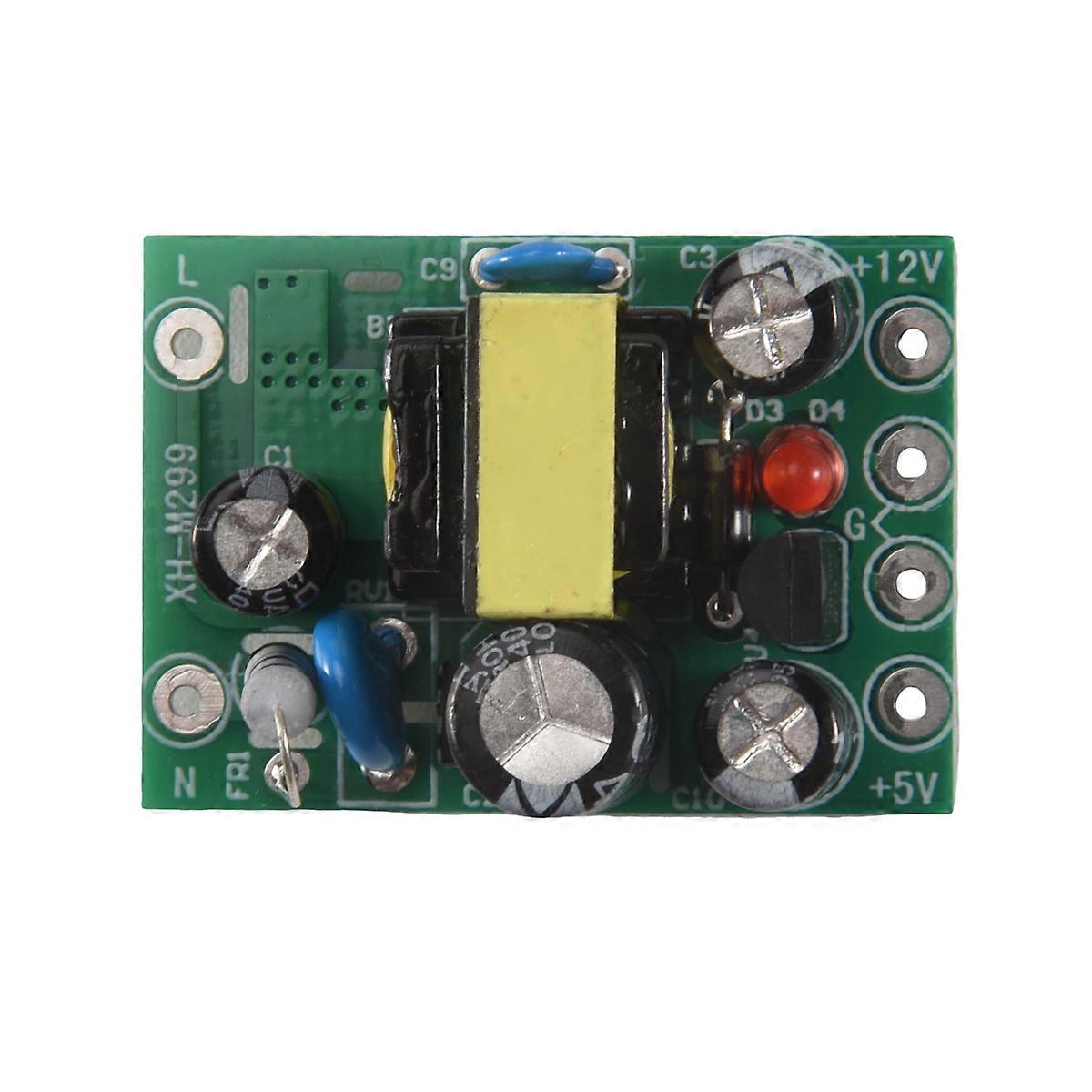 Xh-M299 Switching Power Supply Module Ac-Dc Isolated Pcb Board Input 110-220V Output 12V0.5a + 5V