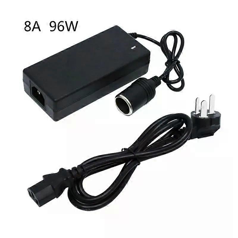 Converter 6A 8A Car Cigarette Lighter Socket 220V to 12V Power Supply Adapter for Inflator Car Refrigerator 91AE