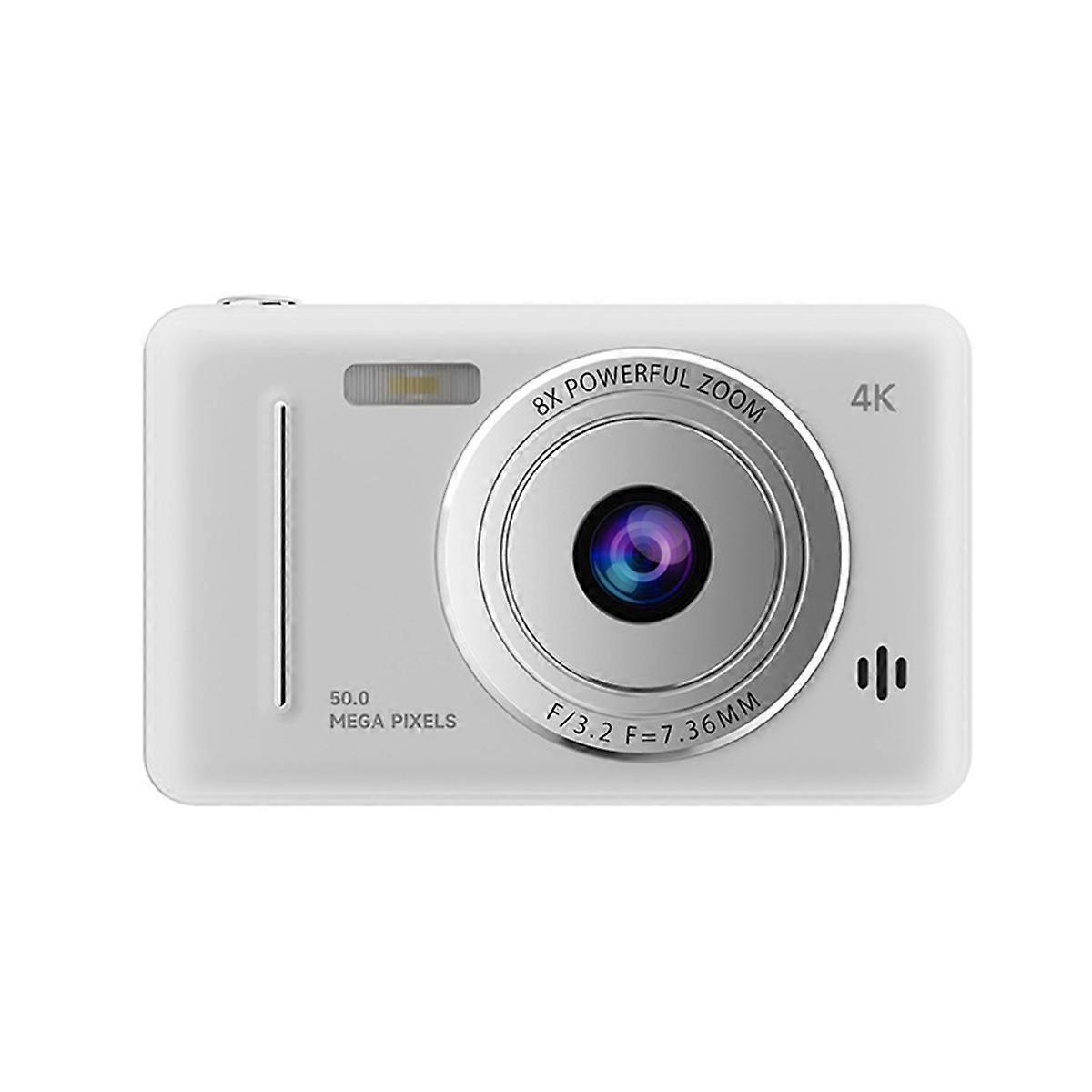 Cameră digitală 4K Cameră portabilă retro entry-level Bliț cameră dublă 50 de milioane de pixeli Cameră cu focalizare automată, B