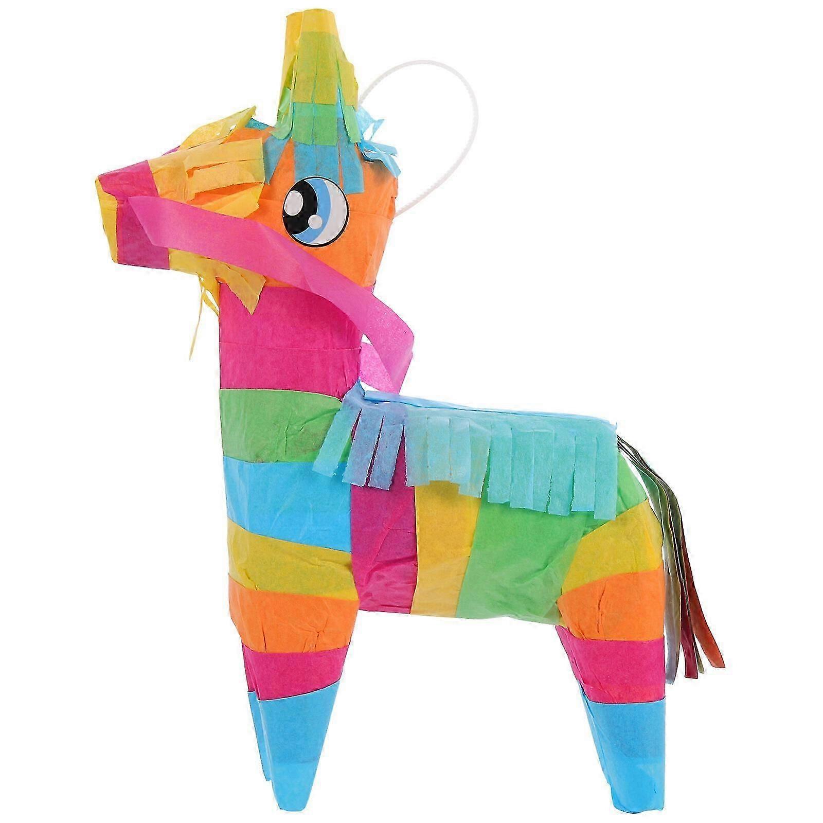 1pc Colorful Pinata Toy Party Toy Party Candy Gift Packaging Prop Pinata Toy