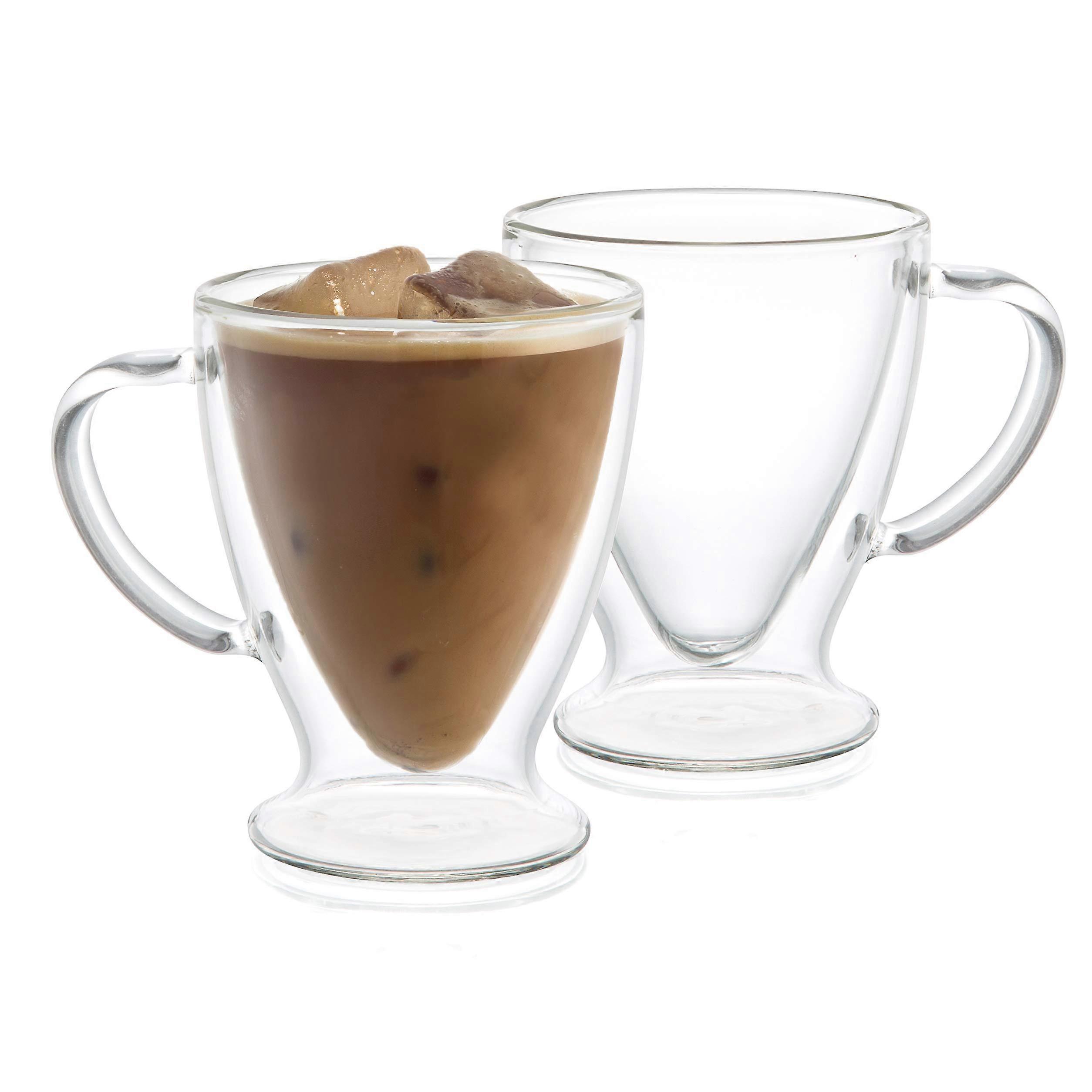 2 Set Insulated Coffee Cups for Drinking 10-Ounces