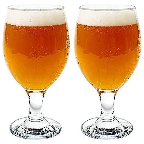 2 Set Large Glass for Brews Craft or Water 13.5 Ounce