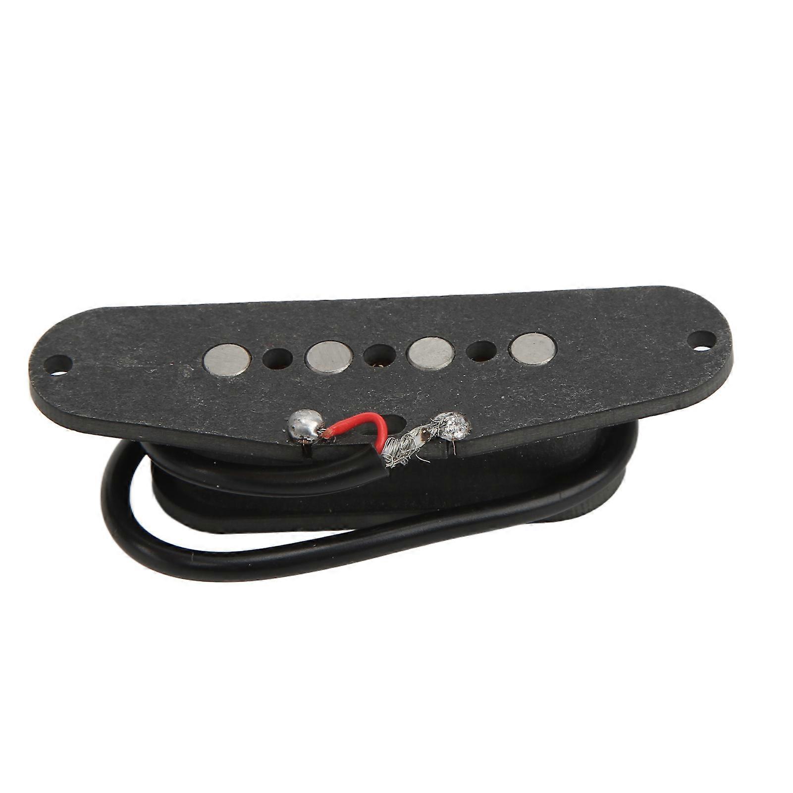 4-String Single Coil Guitar Bass Pickup Black Metal Replacement