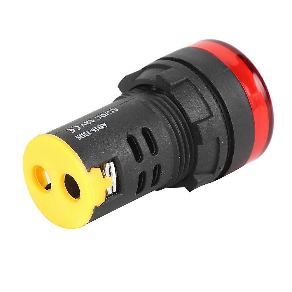 10Pcs AD16-22D/S LED Power Indicator Light φ22mm Red 10W