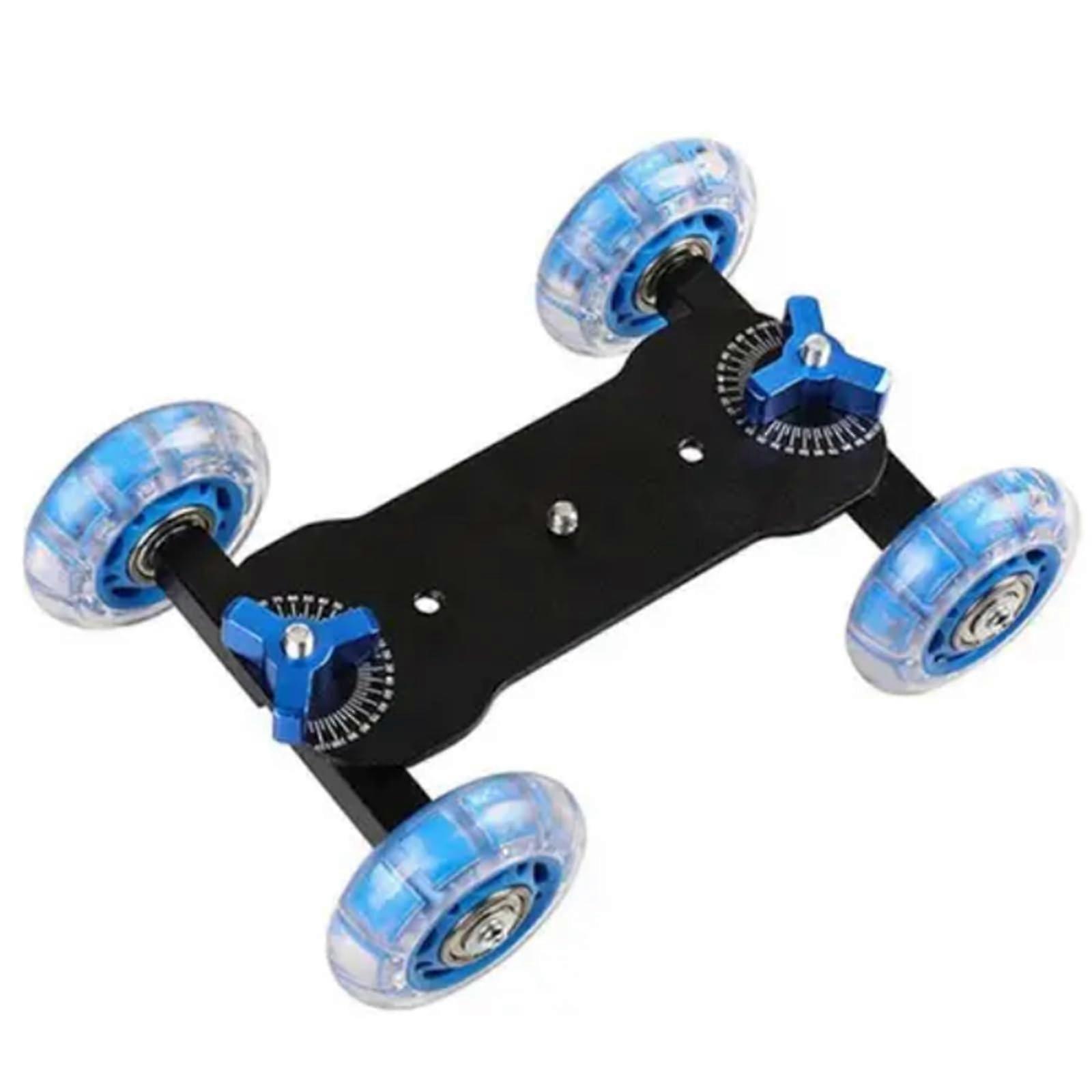 Photography Dolly Car with Adjustable Axle 10KG Load Skate Design Fit for Cameras SLRs