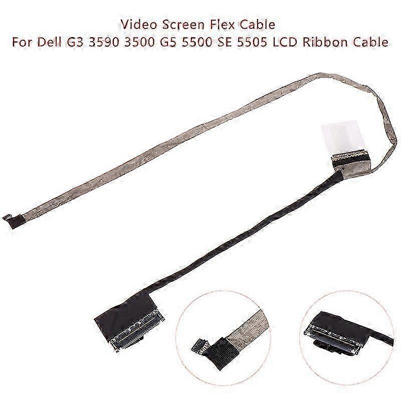 1Pc Video Screen Flex Cable For Dell G3 3590 Laptop LCD LED Display Ribbon Cable