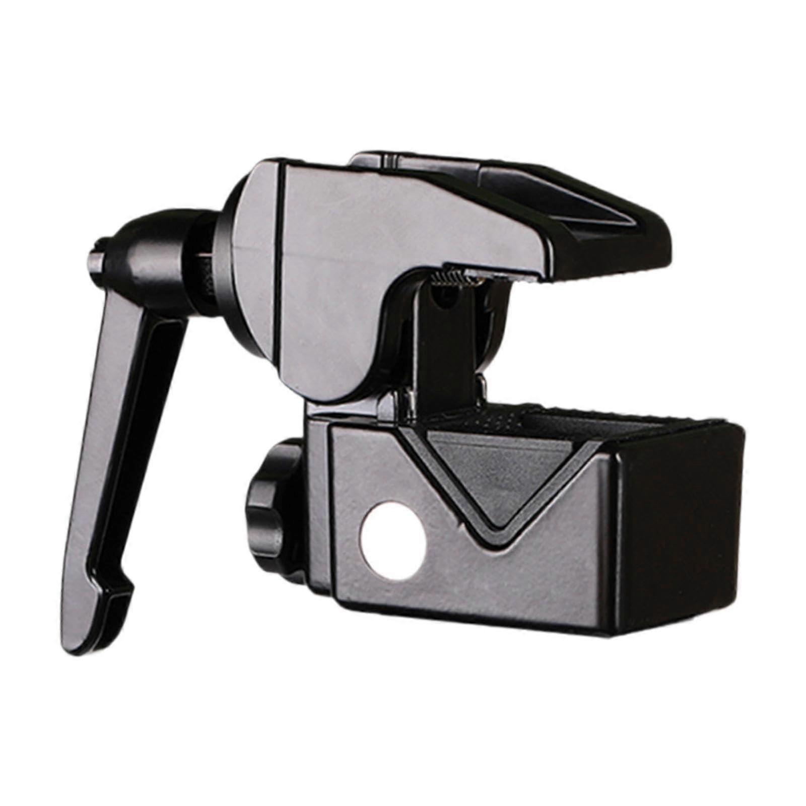 Camera Mount Clamp Adapter - Universal Portable High Strength C Clamp for Flash Light and Photography Equipment