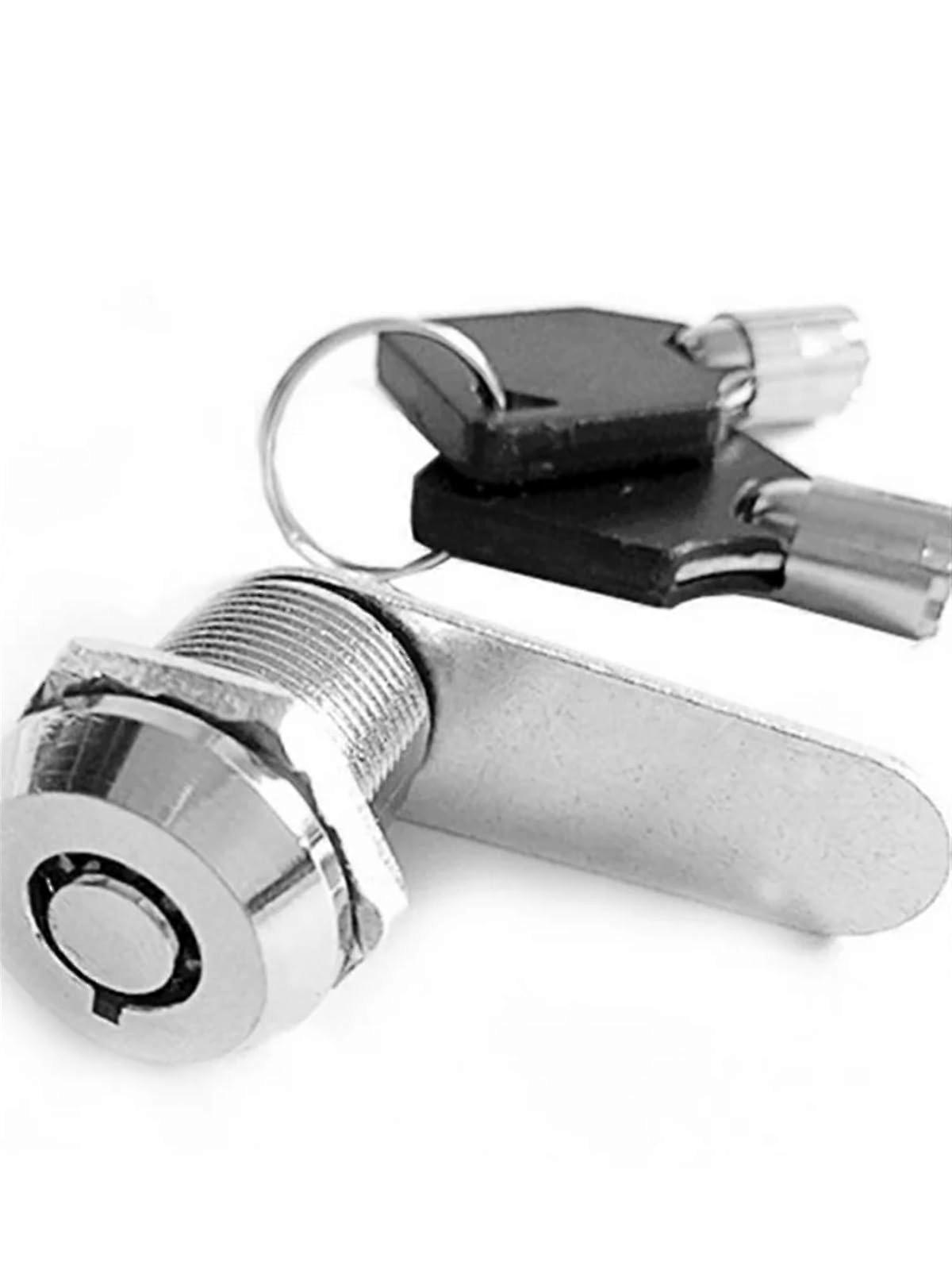 Cylinder Locks for Door, Cabinet, Mailbox, and Drawer - 25mm Box Lock with 2 Keys for Furniture Hardware