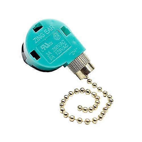 Ceiling Fan Switch 3 Speed 4 Wire 81 ZE268S6 Pull Chain Switch Control Replacement 3 Speed Control Switch Ceiling Fans  (Color: ZE268S62)