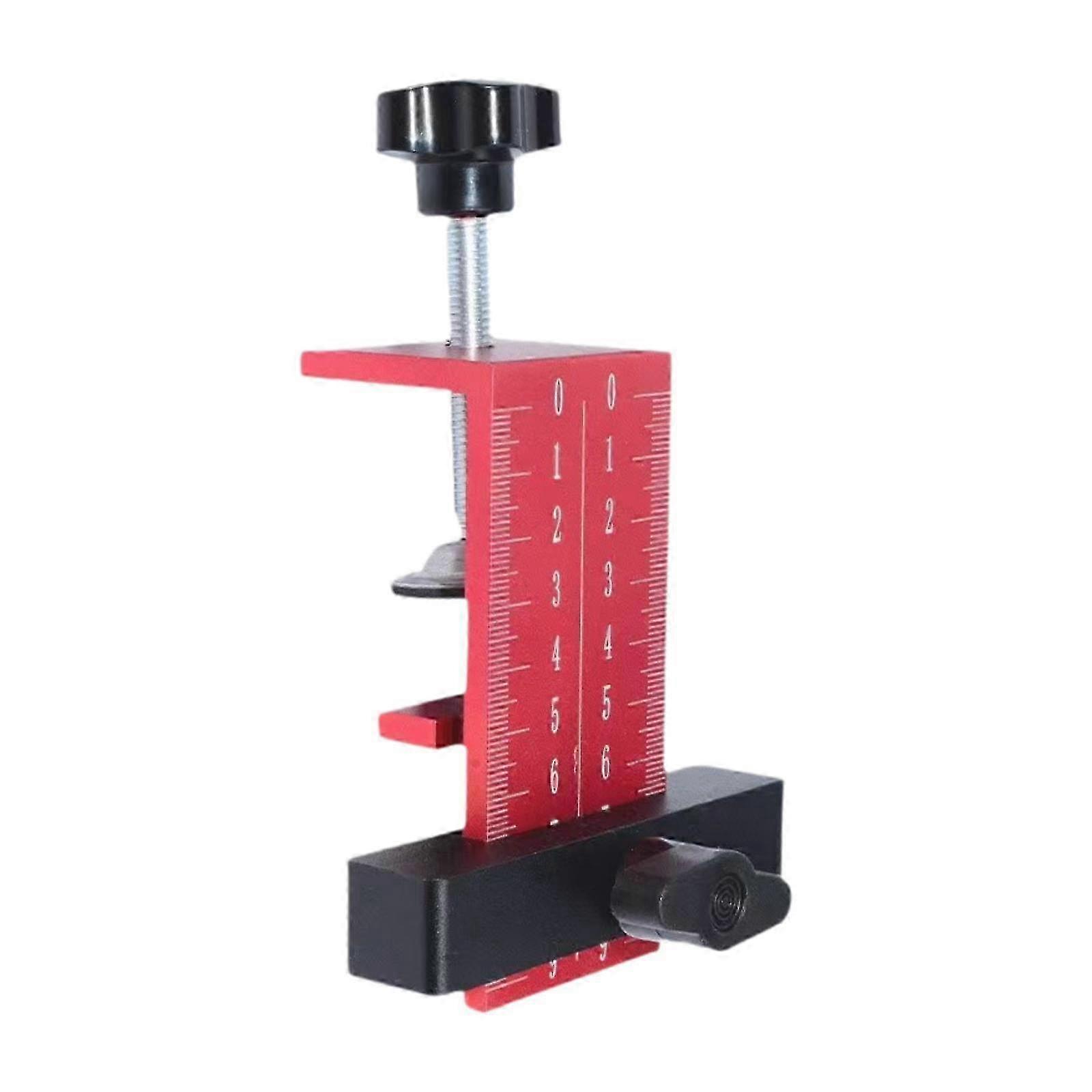 Adjustable Cabinet Door Installation Tool with Shelf Mount Locator - Precise Positioning for Home Use