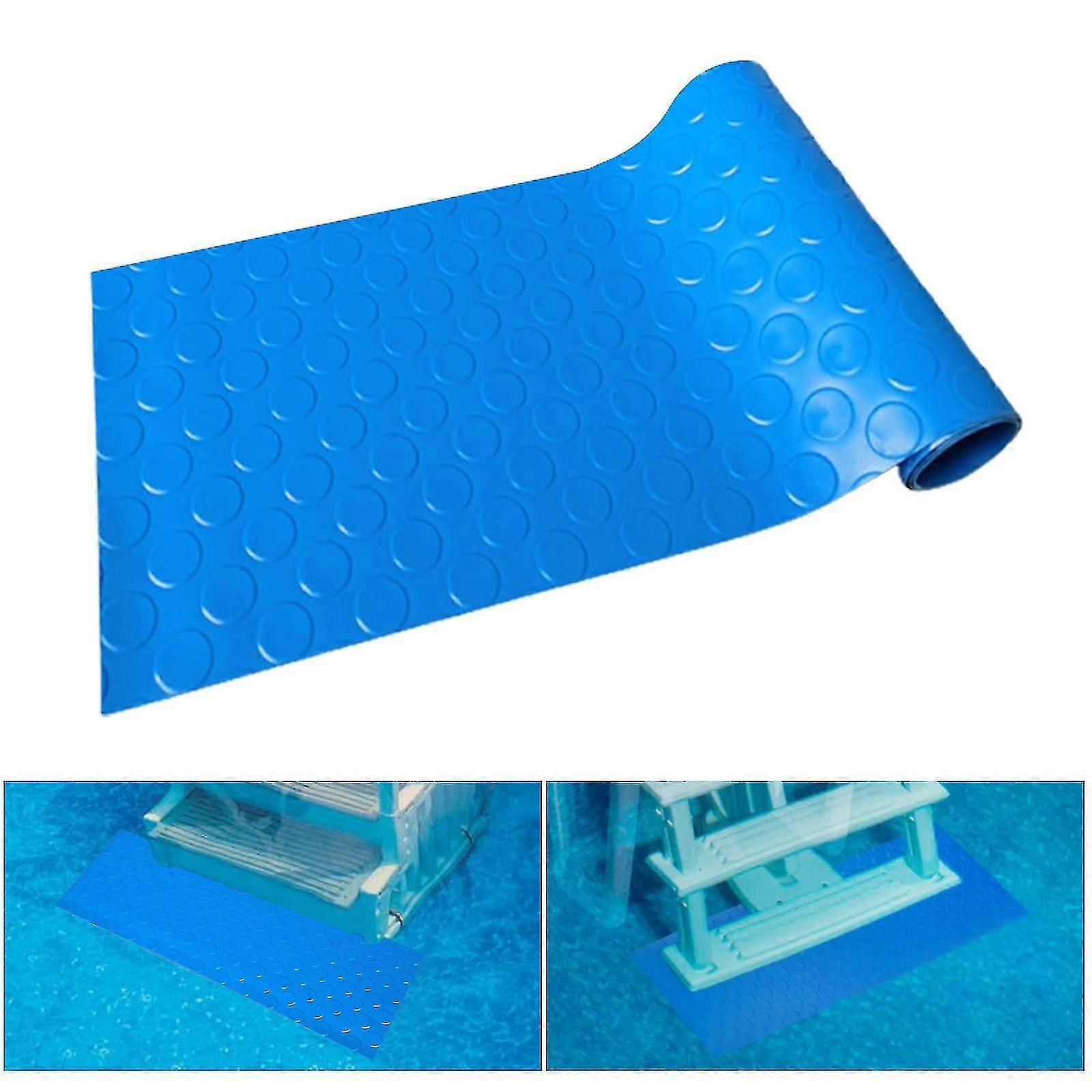 Swimming Pool Ladder Mat-9*35.4in Non-slip Pool Step Pad-medium Swimming Pool Mat Safety Liner For Swimming Pool Liner And Stairs Protective G