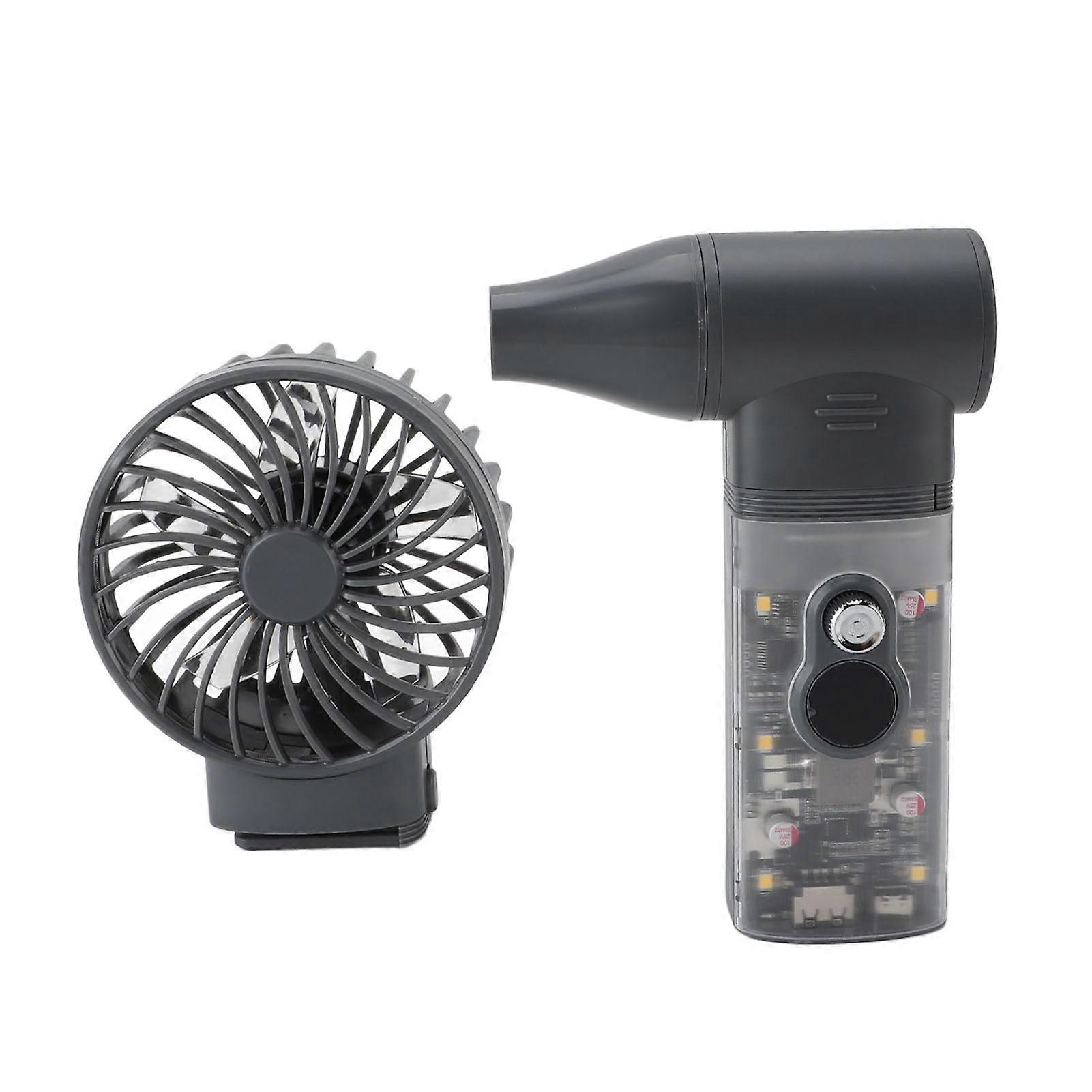 Jet Blower USB Ricaricabile Multifunzione A Basso Rumore 30 Marce Regolabile Elettrico Air Duster Portatile Mini Turbo Fan