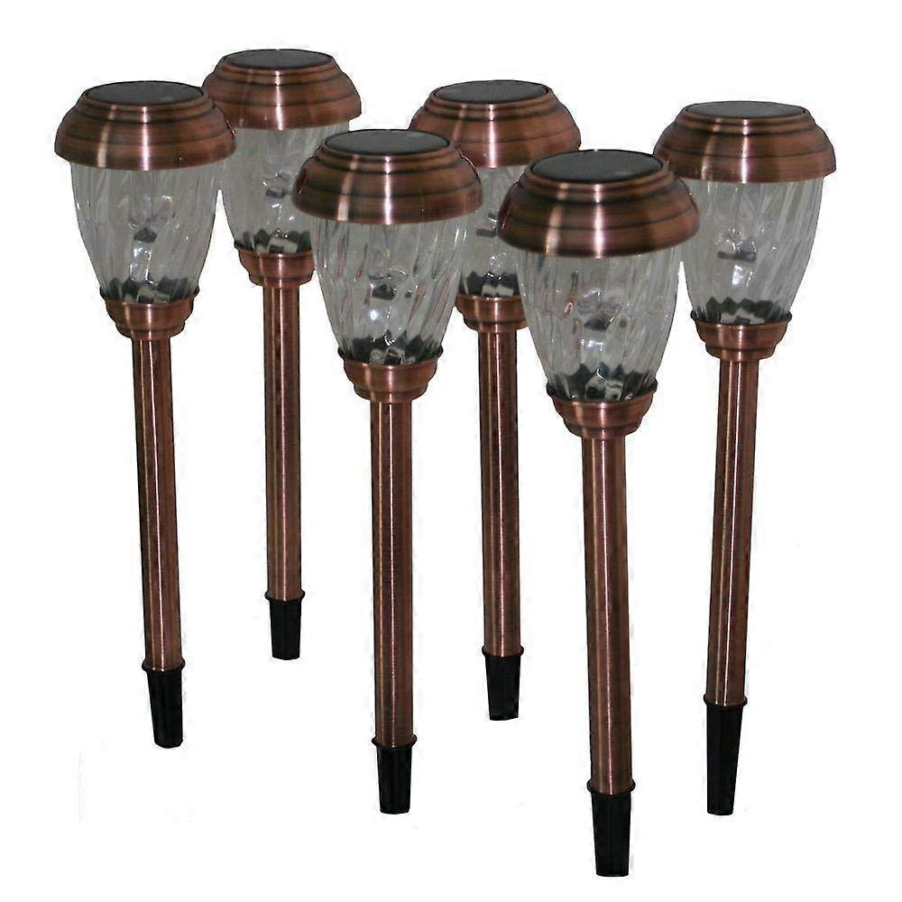 Charleston Solar Pathway Finish: Lights Copper