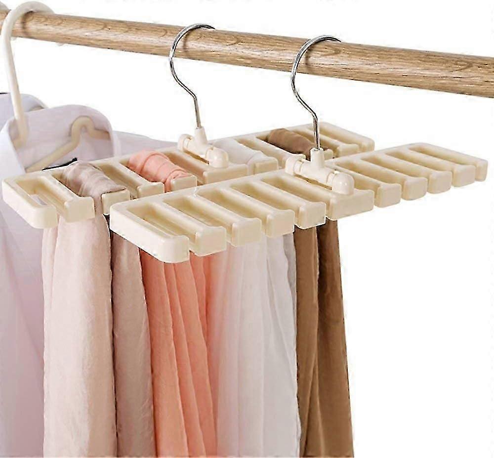 Belt Holder, Plastic Belt Hanger, Space-Saving, Metal Hook