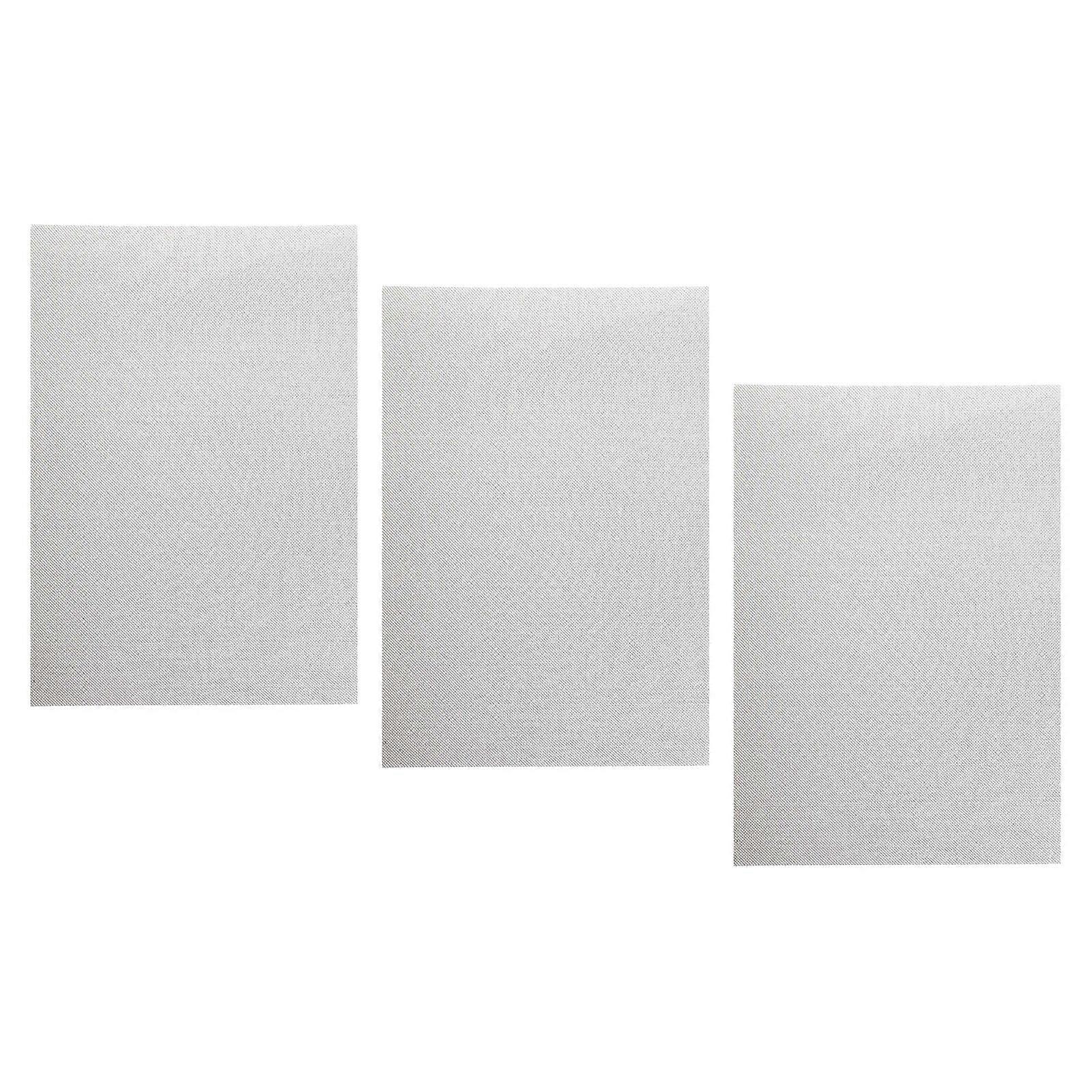 3Pcs 20x15cm Car Bumper Repairing Net, Rustless Accessories Simple to Install