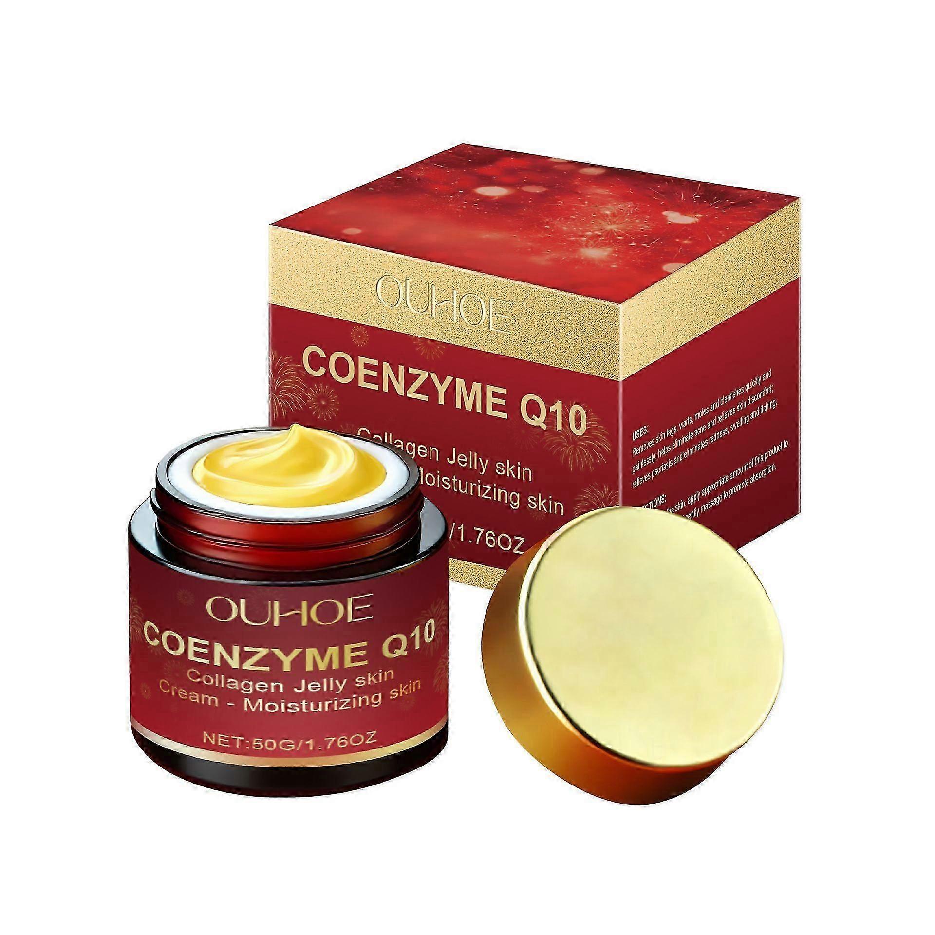 Ouhoe Collagen Egg White Icing Daily Skin Cleansing Moisturizing Smooth External Use Multifunctional Care Smear Cream
