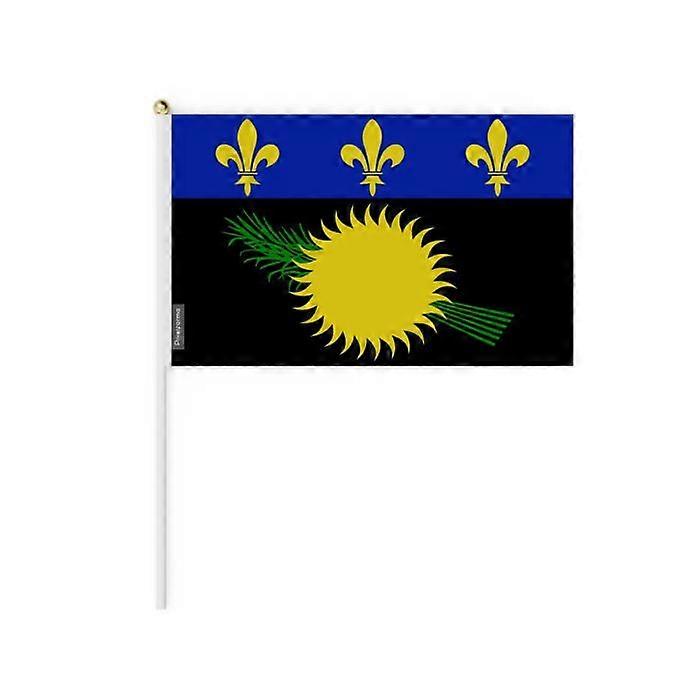 Flag - Guadeloupe - Mini Flag 14x21 cm - Durable Polyester - Lightweight - Double-sided Print