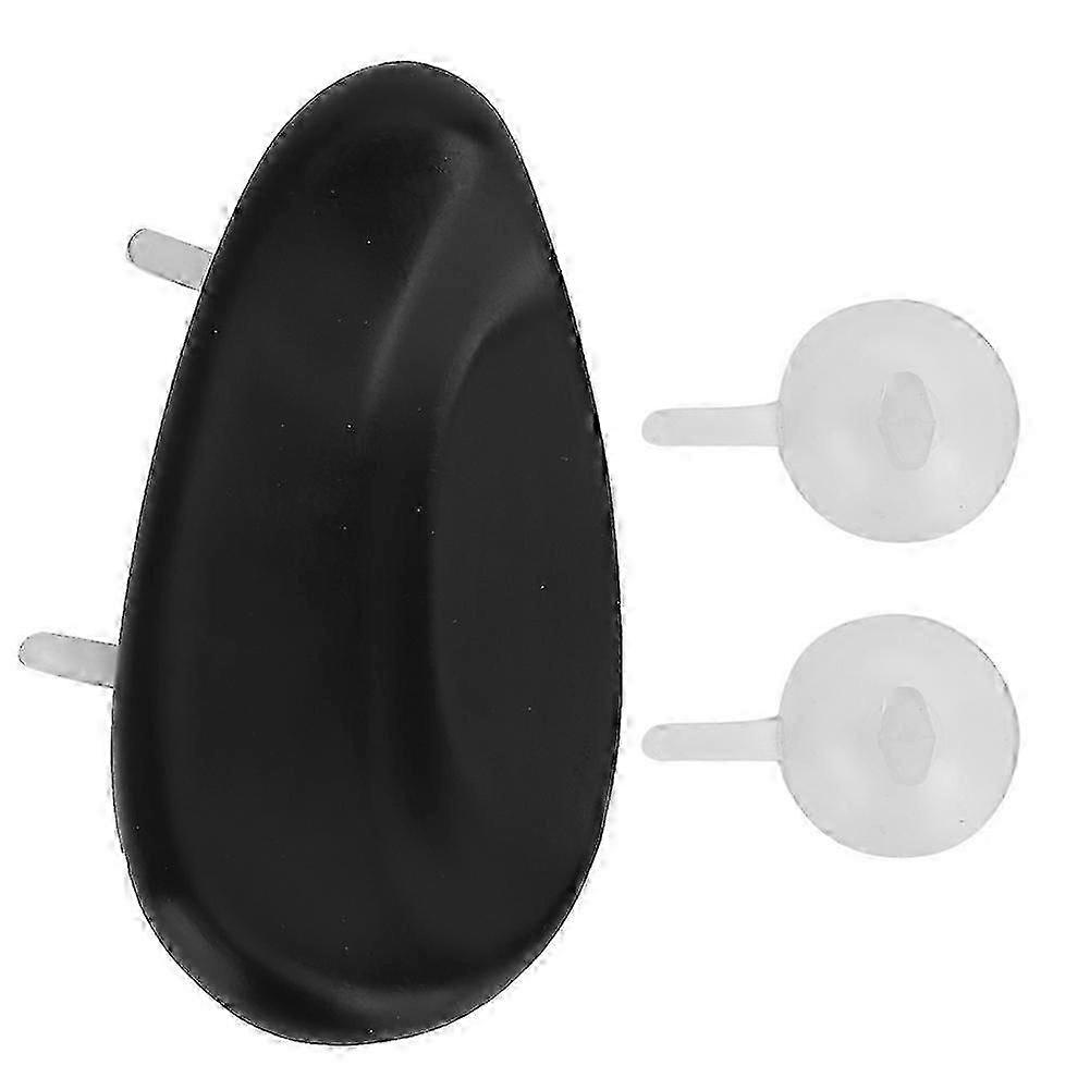 Black Tpu Violin Shoulder Rest Pad Soft Musical Instruments Parts With 2 Fixed Suckers