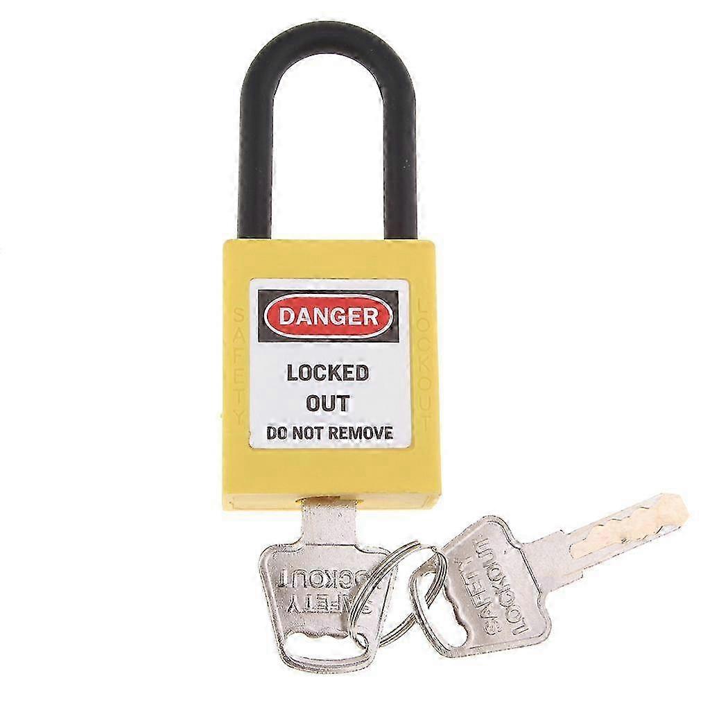 Turvalukko avain Erilainen 1,5 tuuman sakkelin välys-väri: Keltainen