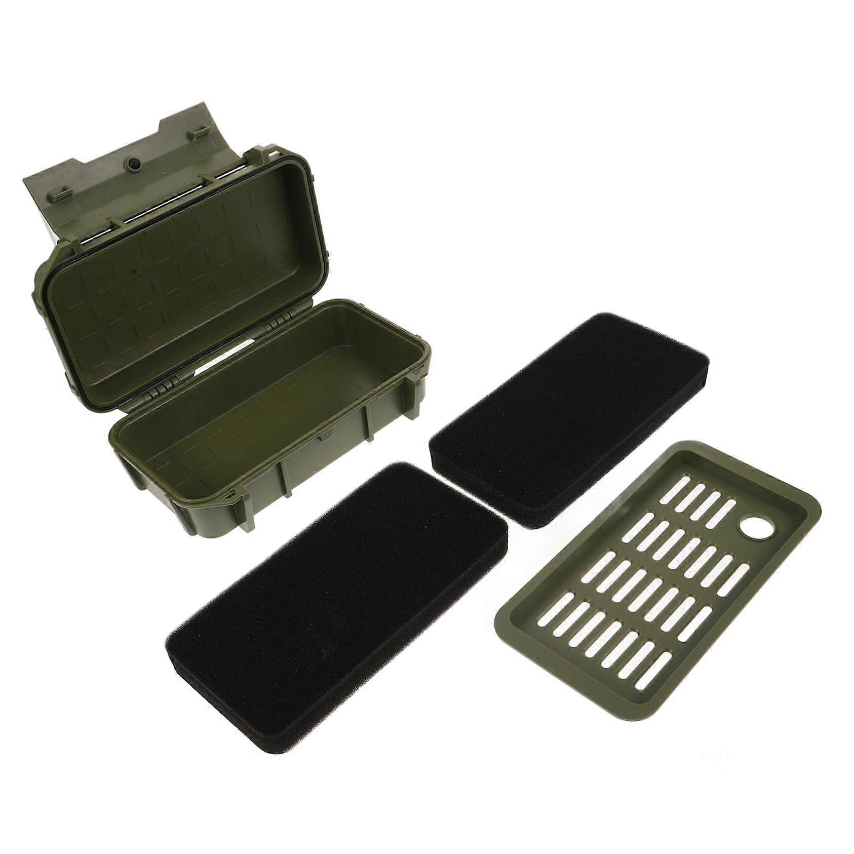 Waterproof Box Small Waterproof Container Compact Waterproof Case Mini Protective Waterproof Storage Box 5x4x3 Inches