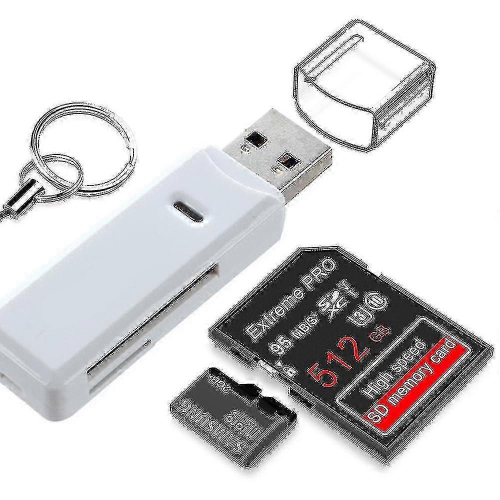 High-Speed USB 3.0 Card Reader for SD/Micro SD Cards - Supporting Both SD and Micro SD