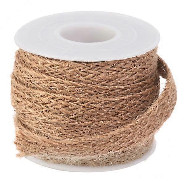4xBurlap Hessian Woven Ribbon Rope Cord String Wedding Gift Bow Wrapping C