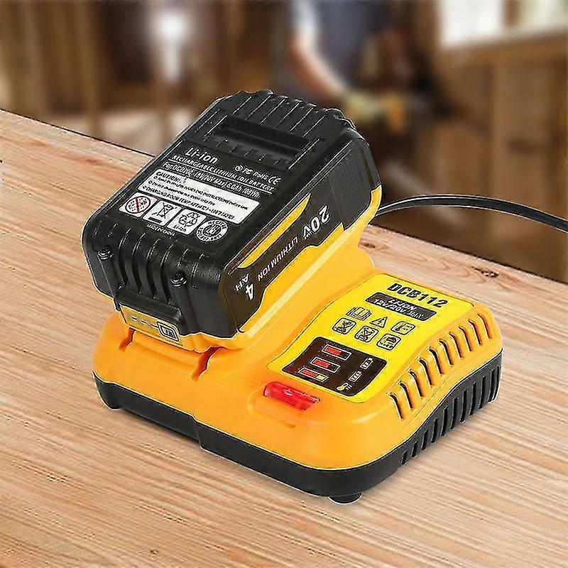 For Dewalt 10.8V/18V/20V elektroverktøy litiumbatterilader DCB112 hurtiglader 2025