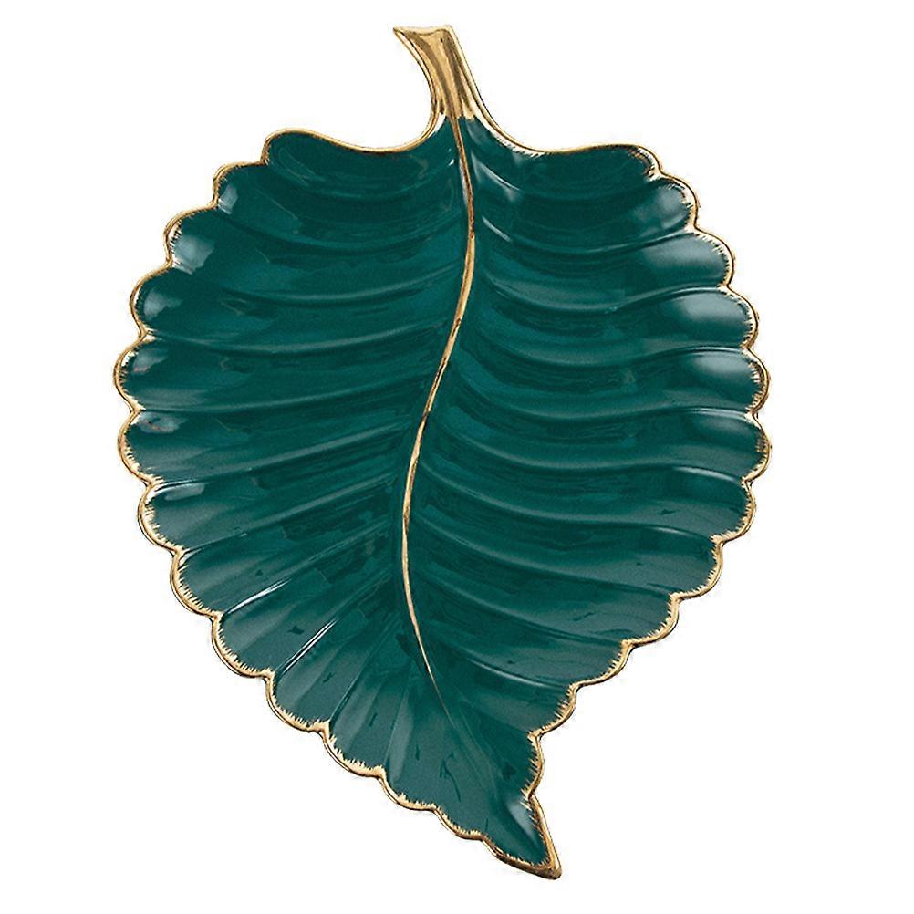 Artistic Leaf Plate, Ideal for Home Decor or Event Displays, Robust Build