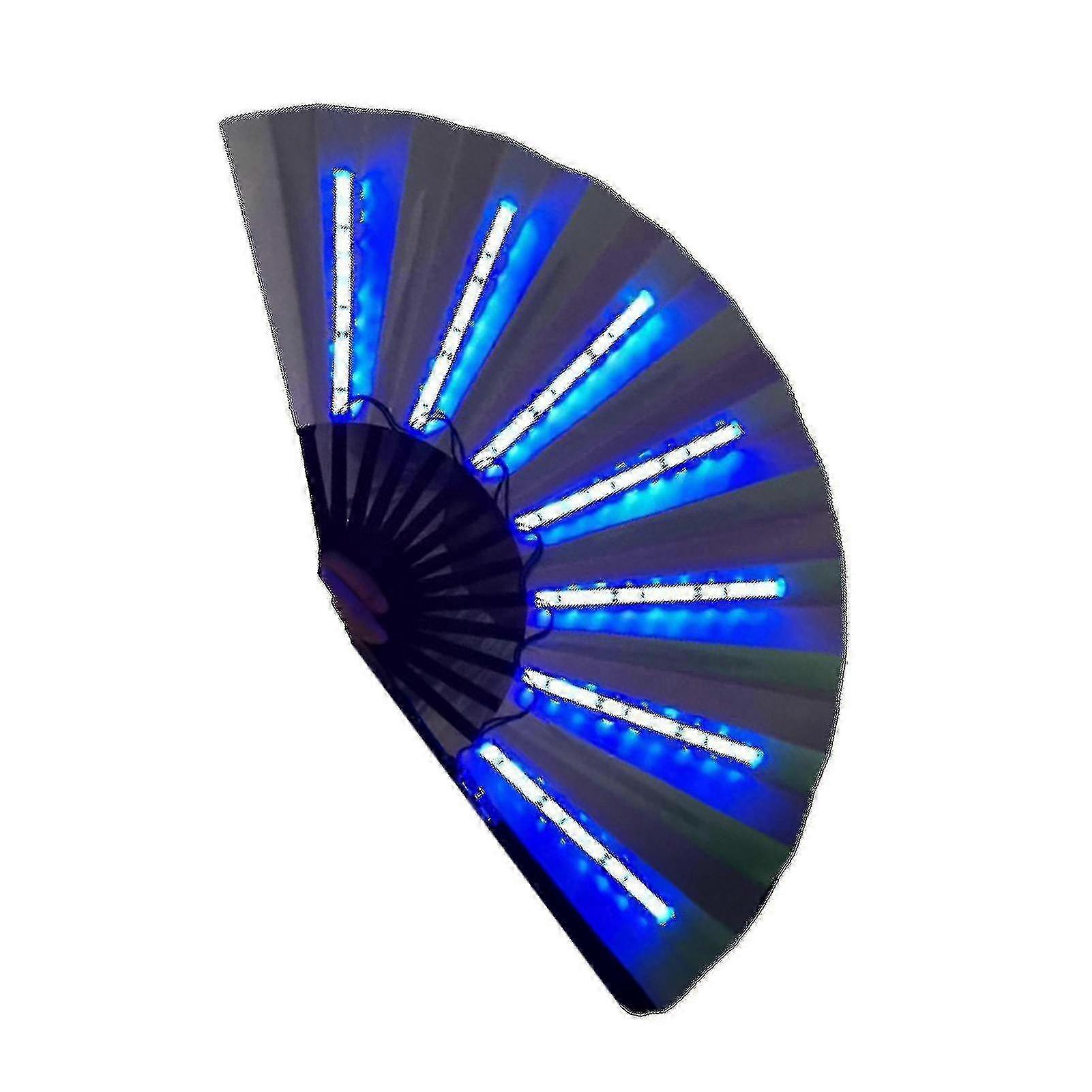 Energy-Efficient Stylish LED Fan with Blue Light
