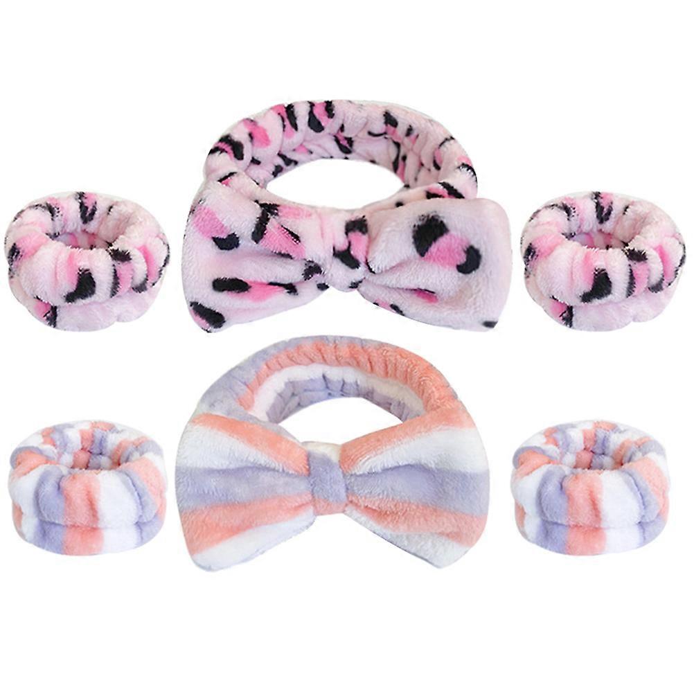 Cloth Makeup Headband Set, Prevents Water Runoff, Designed for Multi-Purpose Use