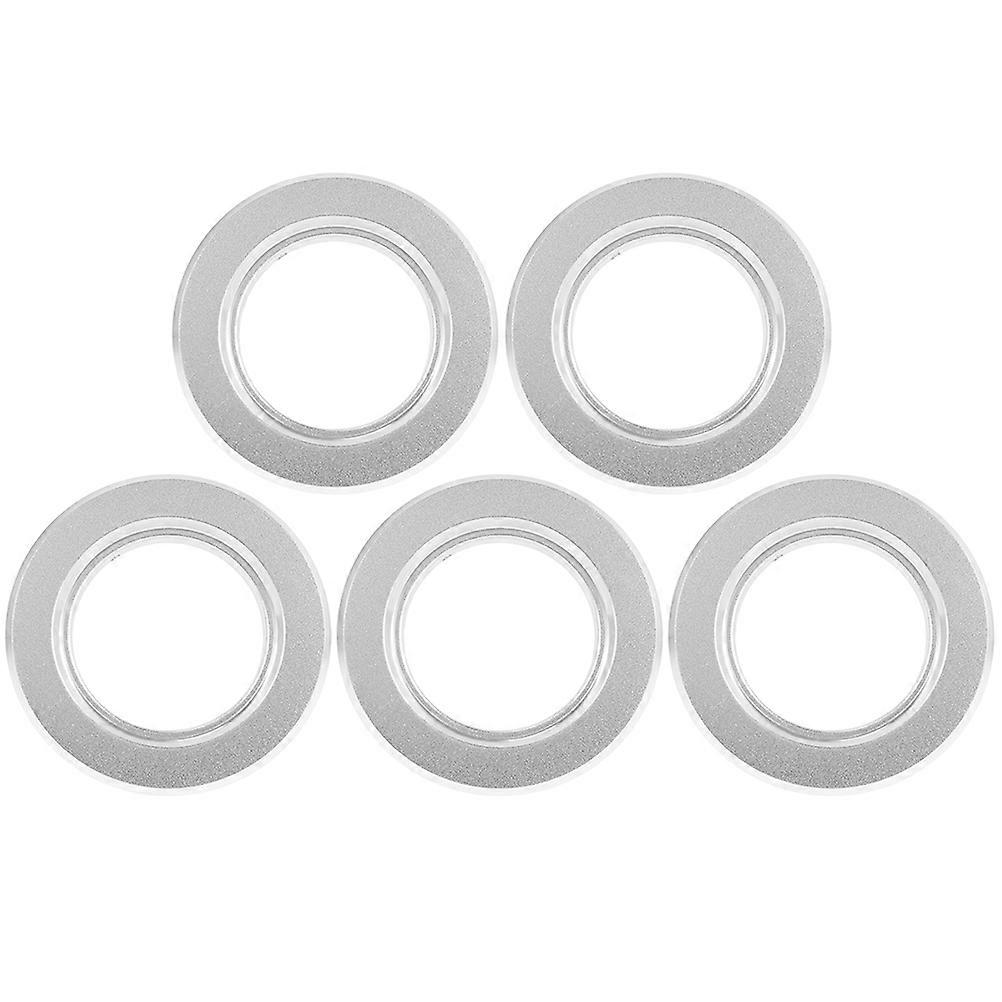 5PCS Birds Breeding Box Anti bite Ring Wood Box Hole Birds Nest Accessory Silver