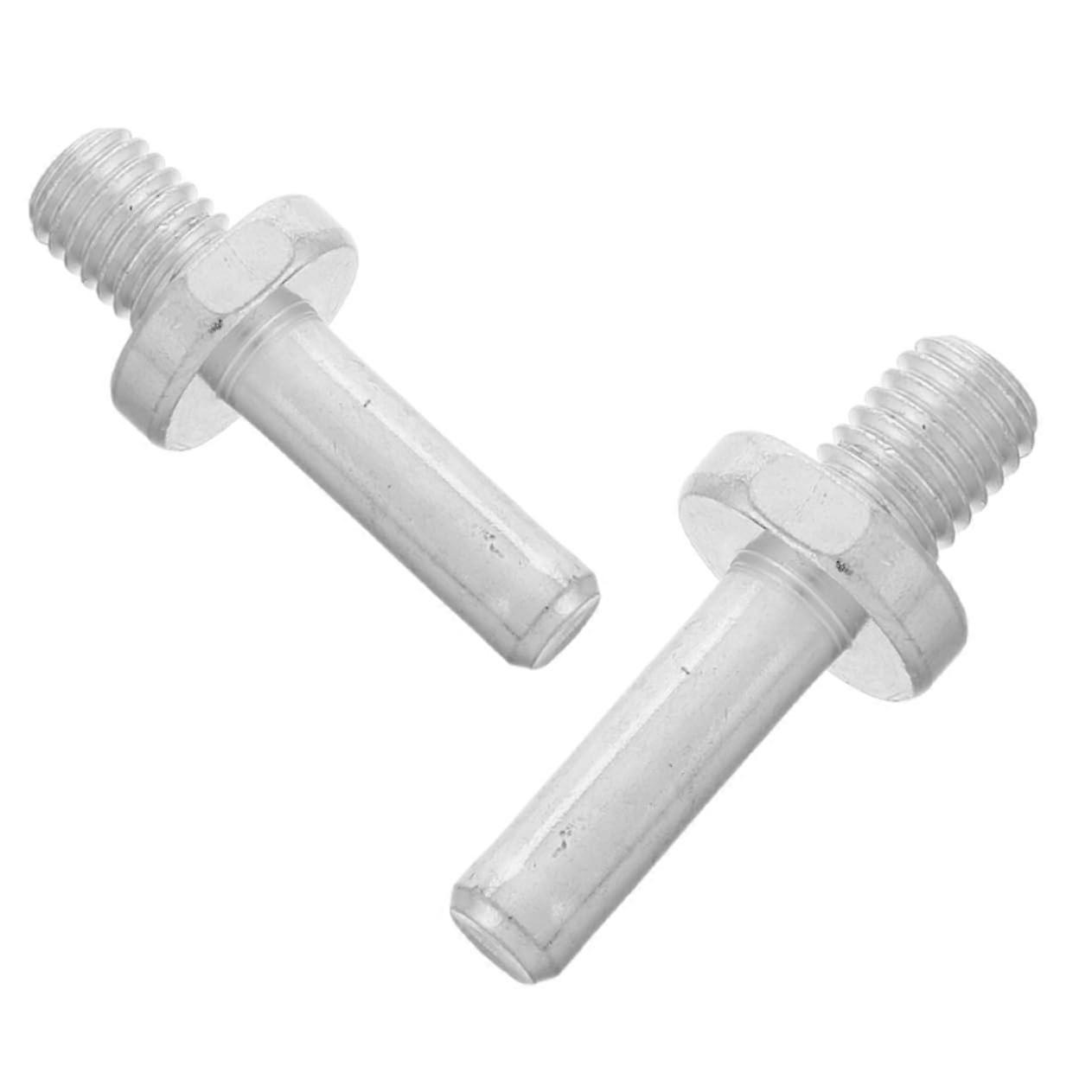 Suction Cup Beaker Set, 2 Pieces, Rod for Electric Drill and Angle Grinder, Adapter Kit, Conversion Head, Silver Alloy