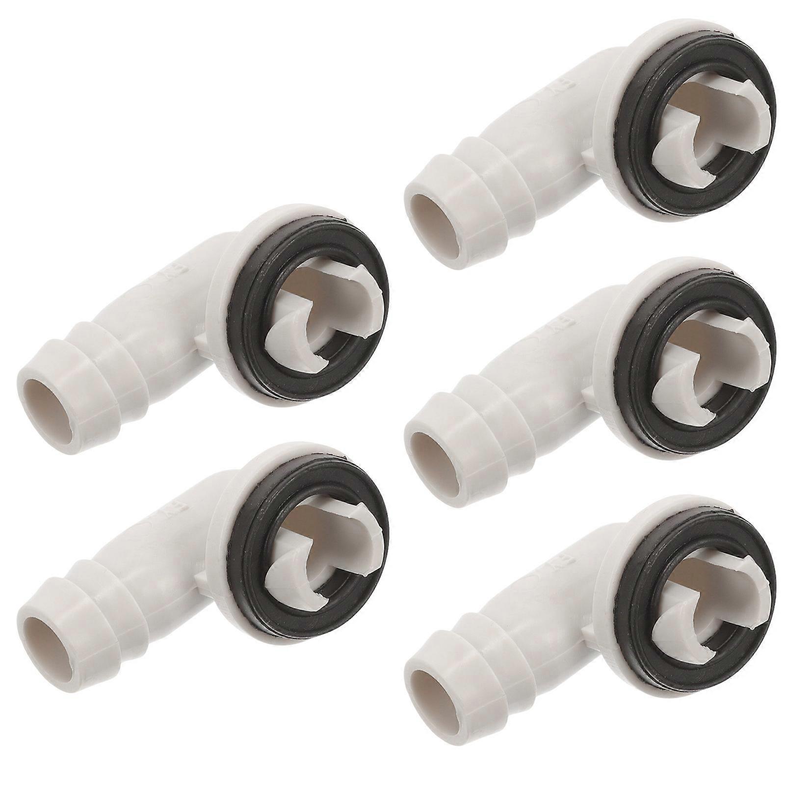 5pcs Drain Hose Connector Split Unit Fitting Air Conditioner Adapter for Split and Window Units Easy Installation Home Office Use