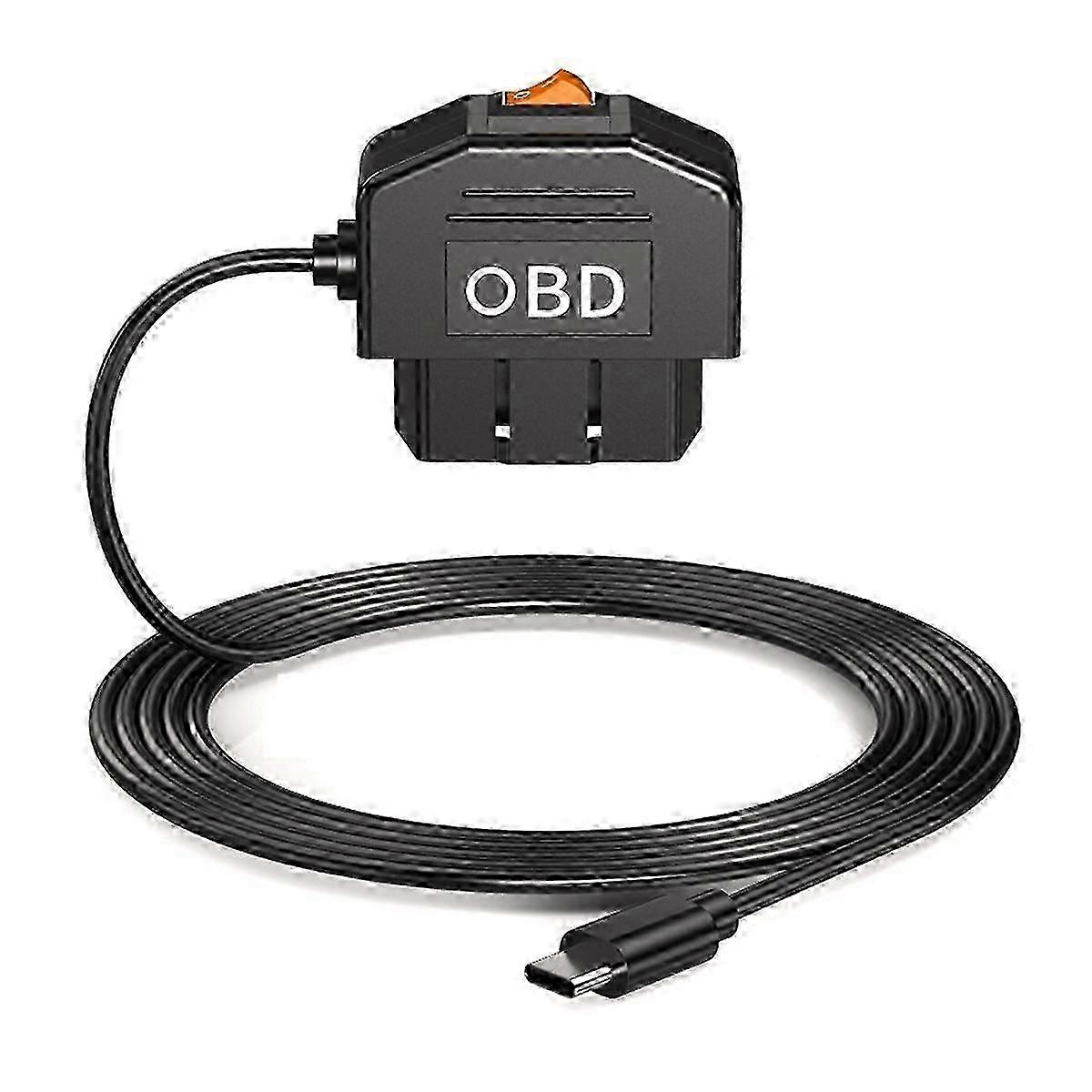 2025 Dash Cam Hardwire Kit USB C with OBD Power Cable, Low Voltage Protection, 24h Parking Surveillance