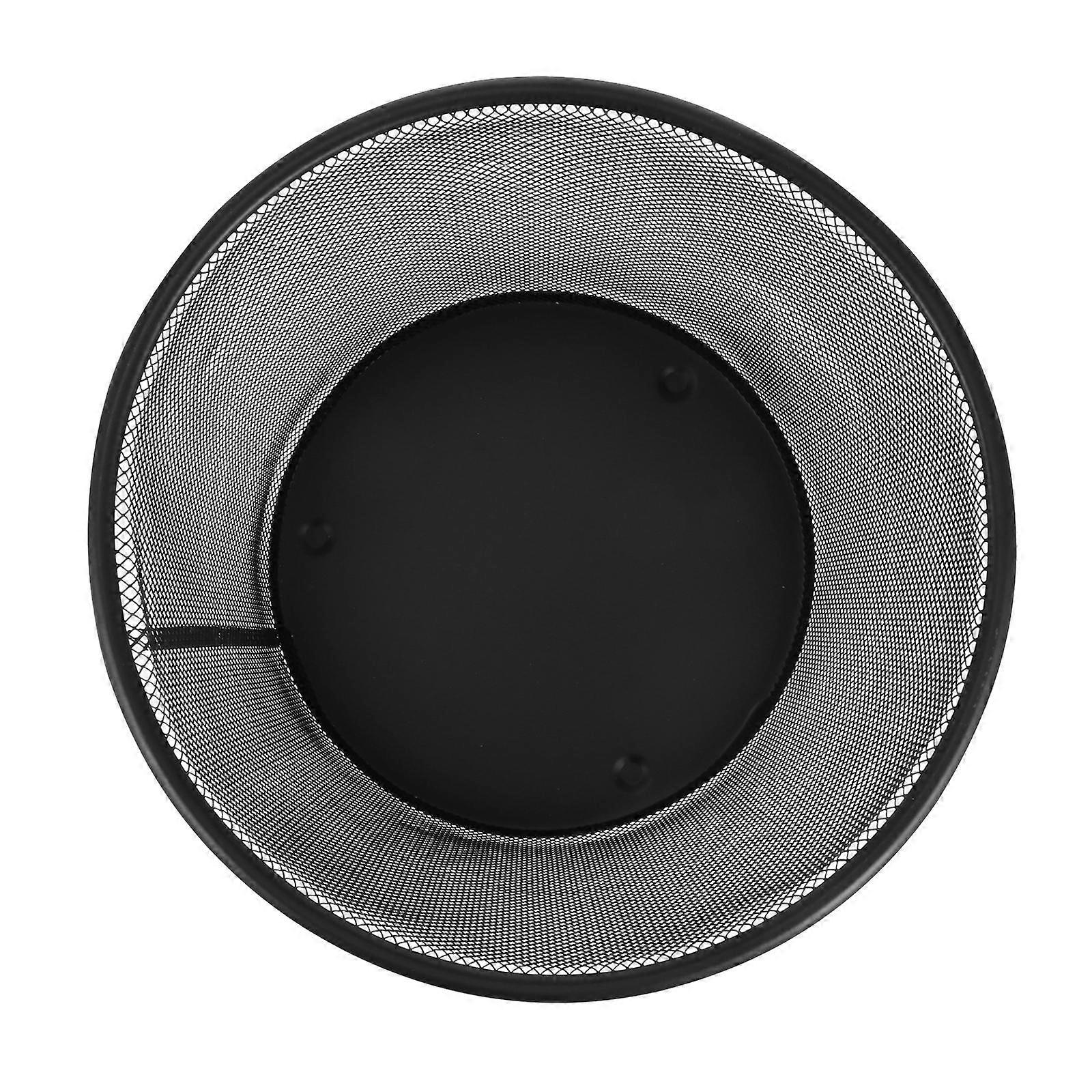 Wastebasket Mesh Wastebasket Garbage Can for Office Home Bedroom Rectangular Simple Iron Material 1Pack