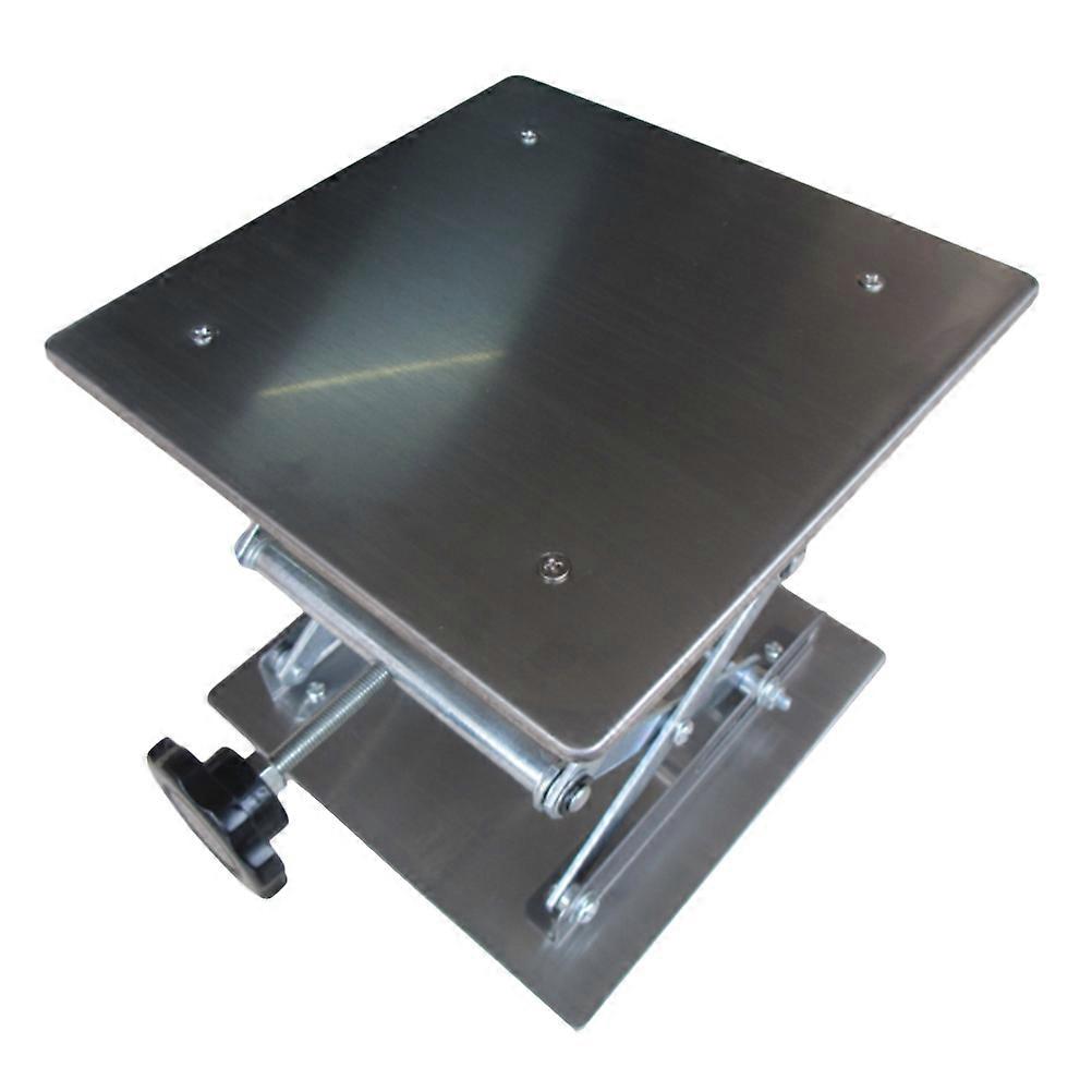 Lift Table Stainless Steel Stable and Sturdy Shop Equipment Repair Work Square Base with Wings High Precision 1Pack