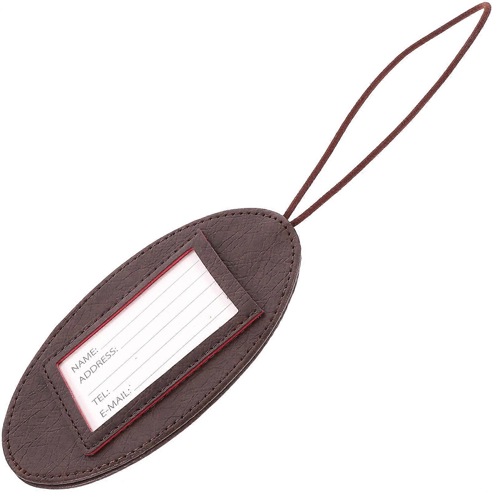 Baggage Tags Luggage Accessory For PU Material Anti Lost Function 1Set