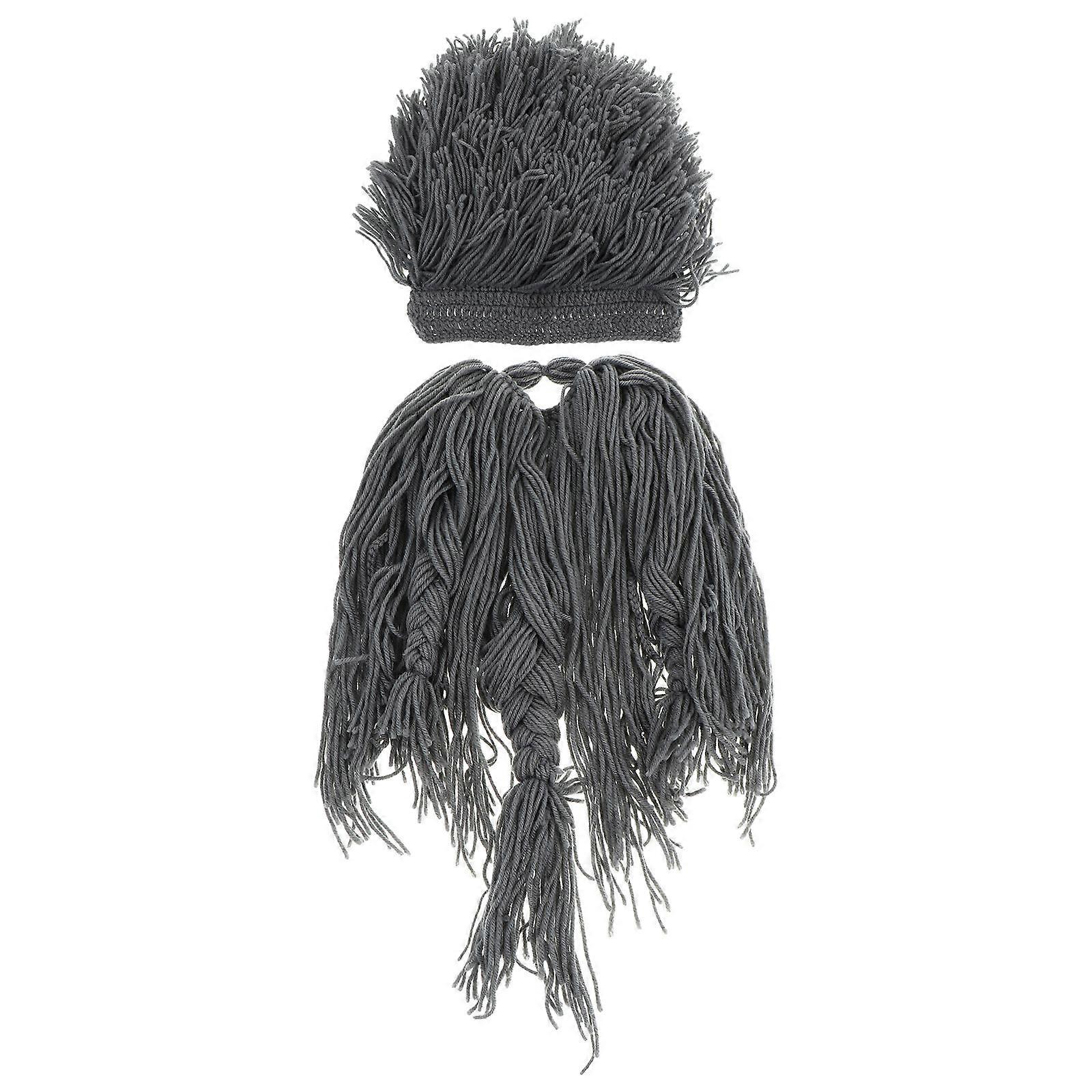 1pc Simulation Beard Mustache Wild Man Wig Cosplay Masquerade Headwear