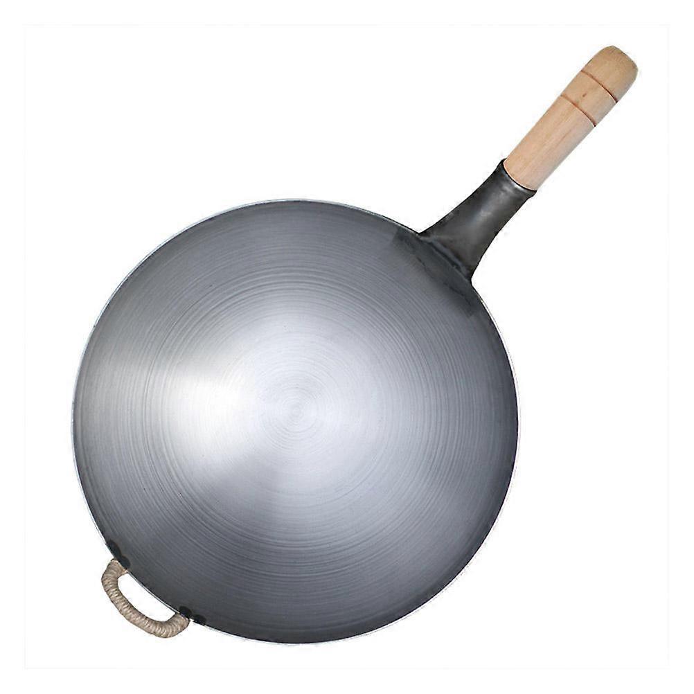 Grey Non-Stick Wok with Special Cleaning Process for Gas Stove Cooking 1 Pc