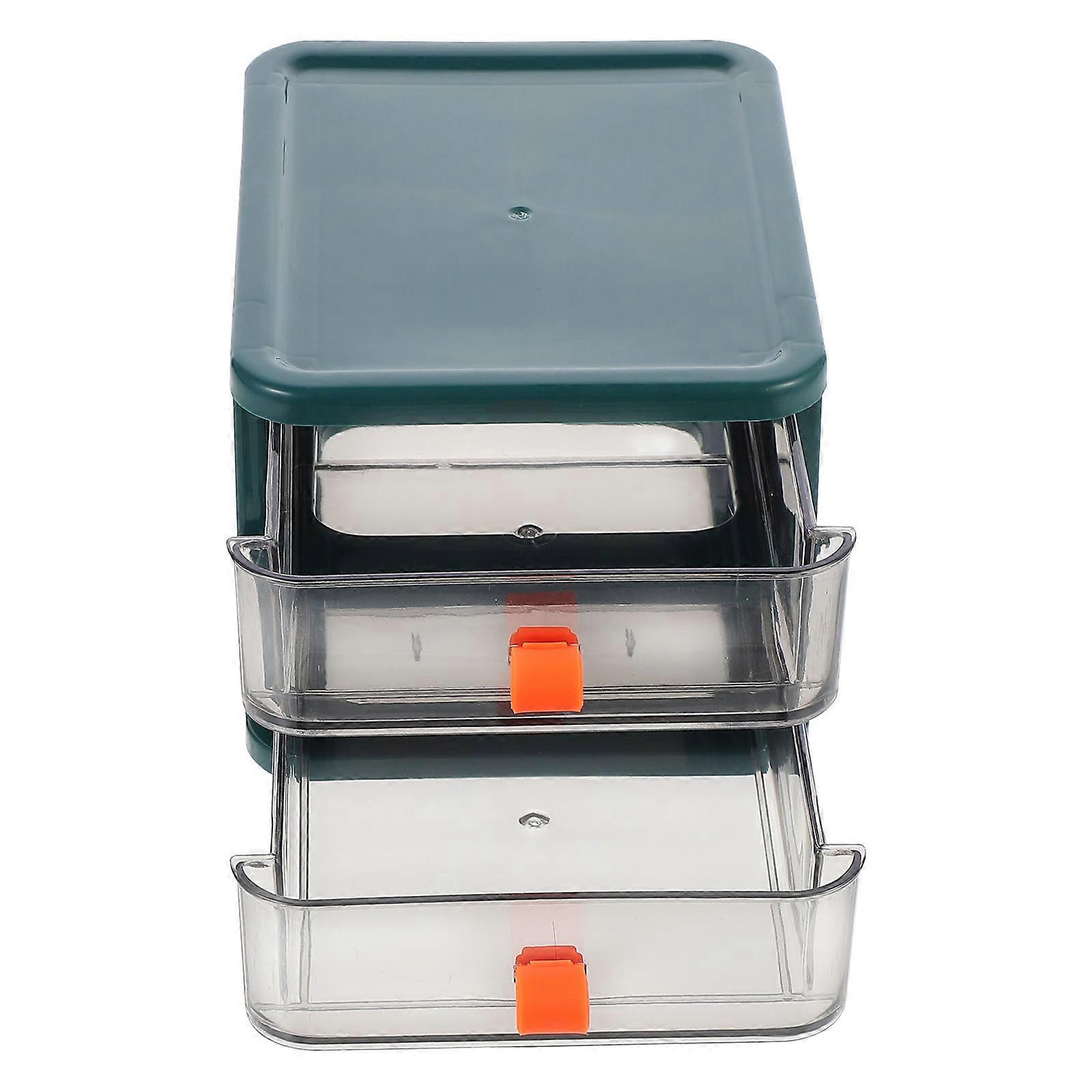 Clear Desk Organizer Pp Material Office Modern 1Pack Sorting