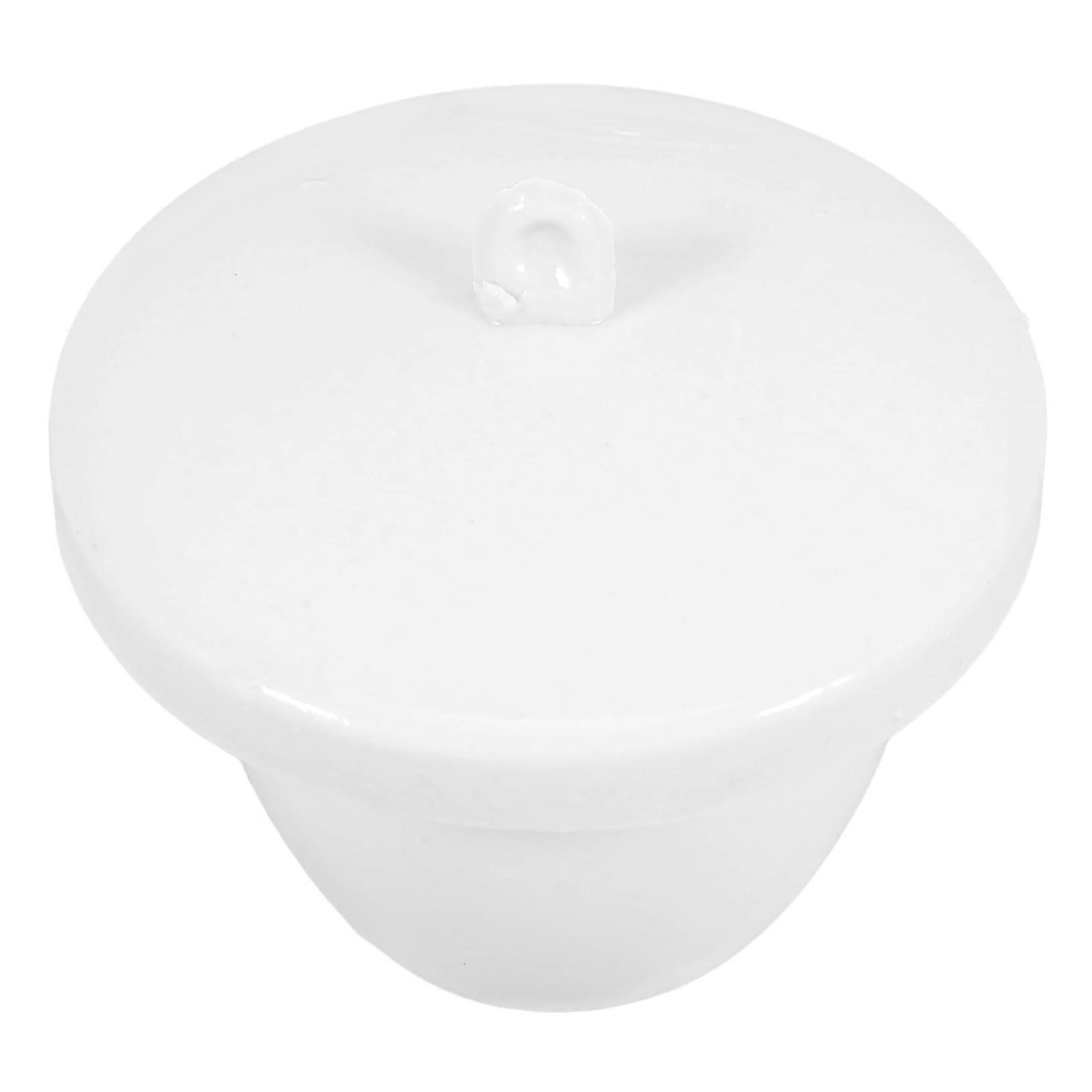 Thermal Analysis Jar 70 ml Porcelain Laboratory Casting Jar White High Heat Resistance Durable Laboratory Equipment
