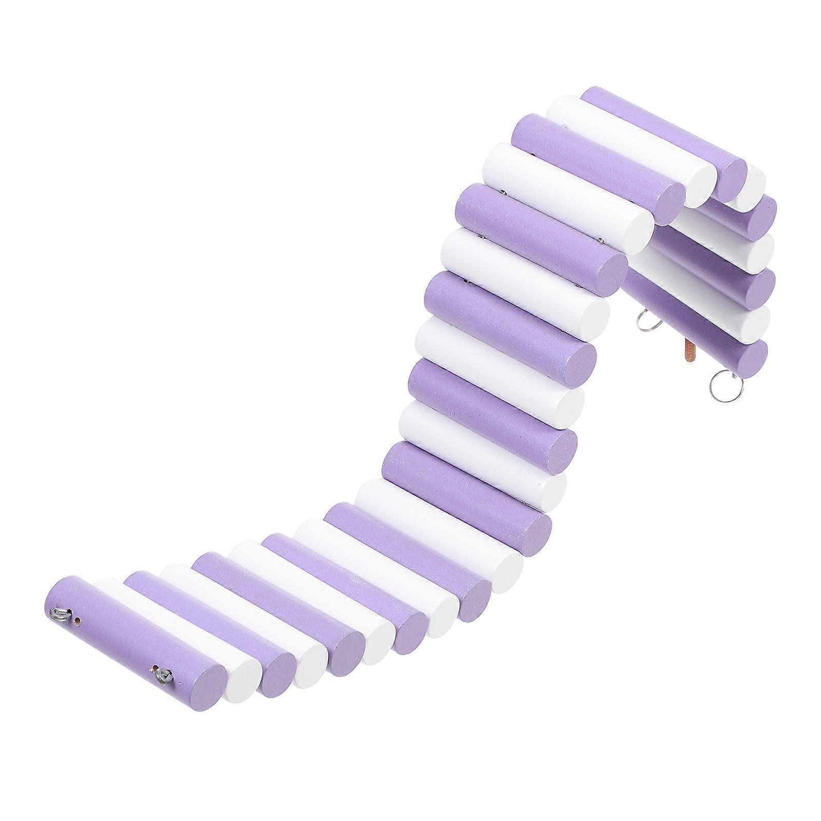 Pet Ladder for Cage Stainless Steel Hamster Toy Coordination Development Indoor Play 1Set