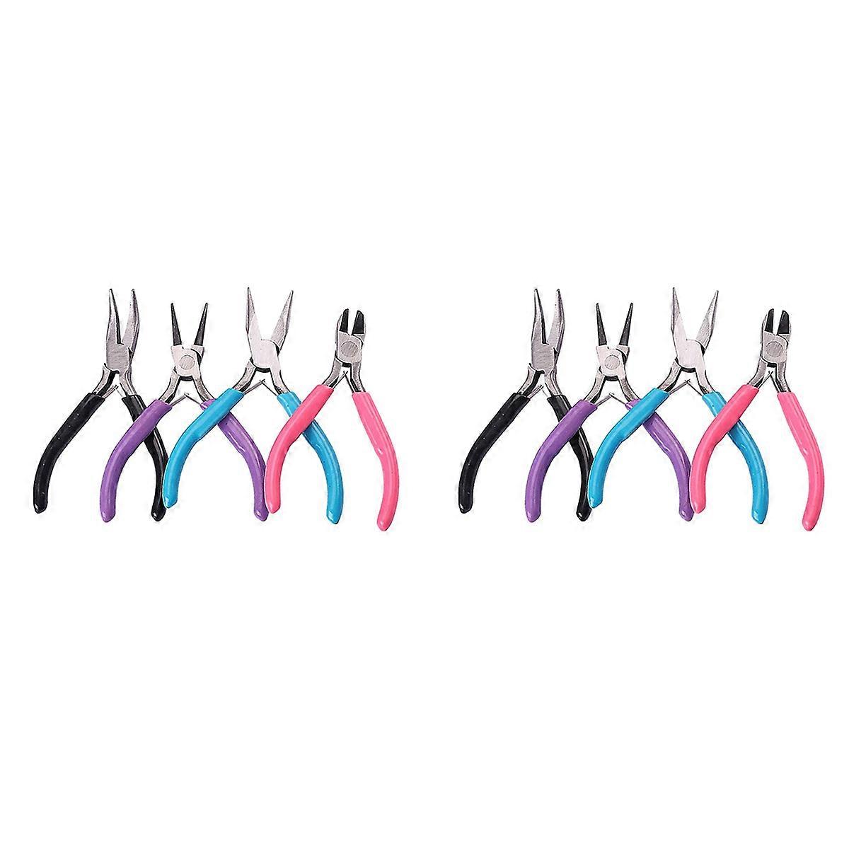 4 Pack Jewelry Making Pliers Tools Kit for Wire Wrapping Making