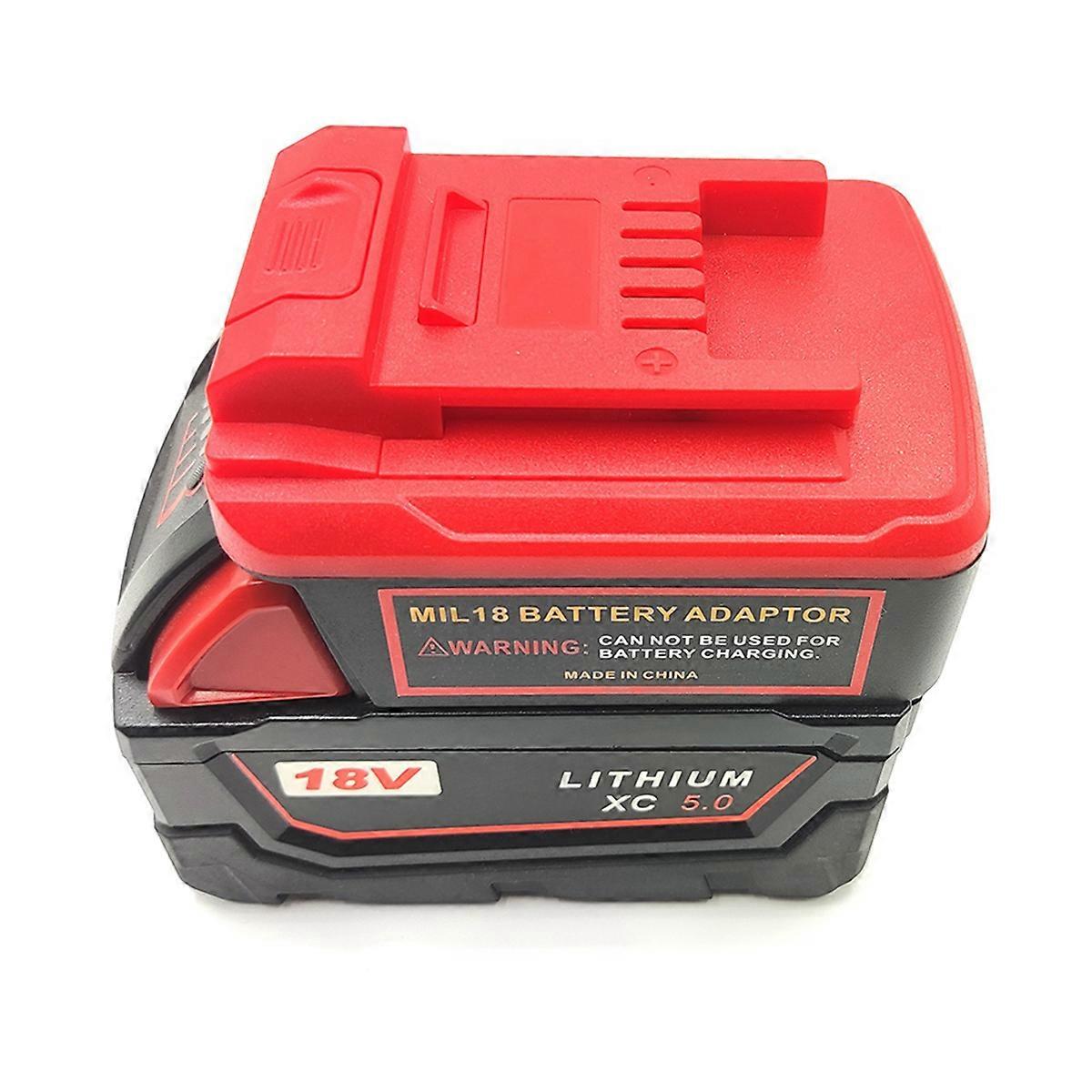 2X Battery Tool Adapter Converter for 18V Li-Ion Battery to for -Change 18V Li-Ion Battery Tool