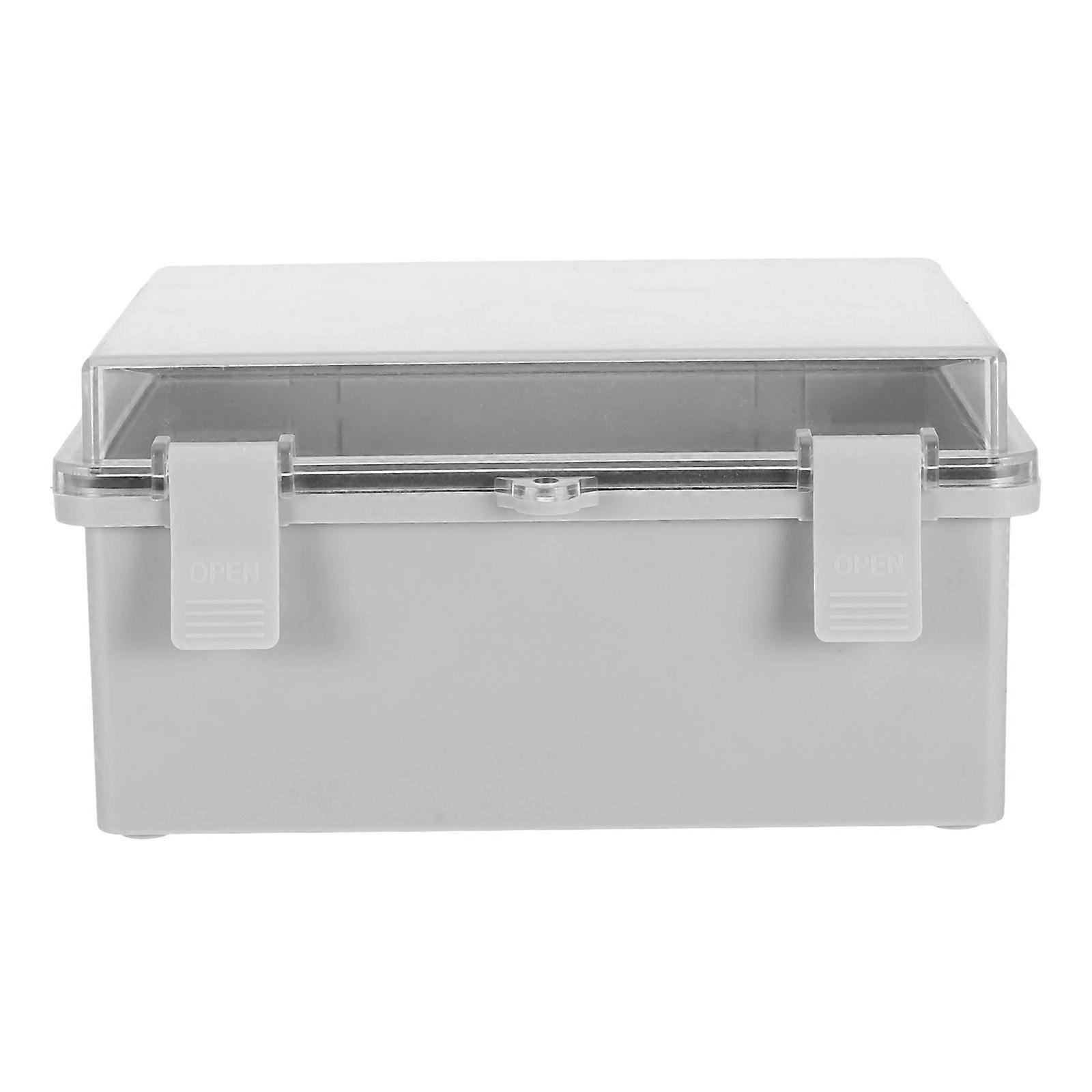 Weatherproof Electrical Box Waterproof Junction Box Outdoor Project Enclosure For Engineers Rectangular 22.00X17.00X11.00CM Power Protection 1Set