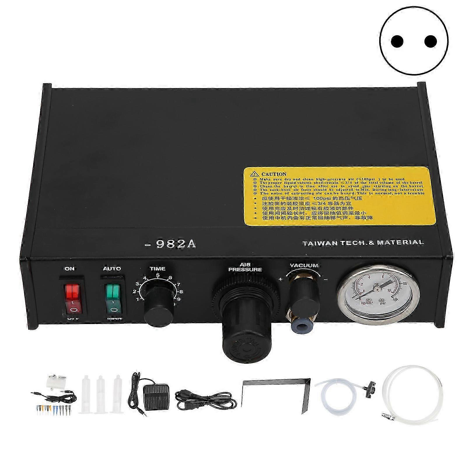 Limdispenser Automatisk limfyldning Høj nøjagtighed dispenseringscontroller AC220?240V 982AEU stik