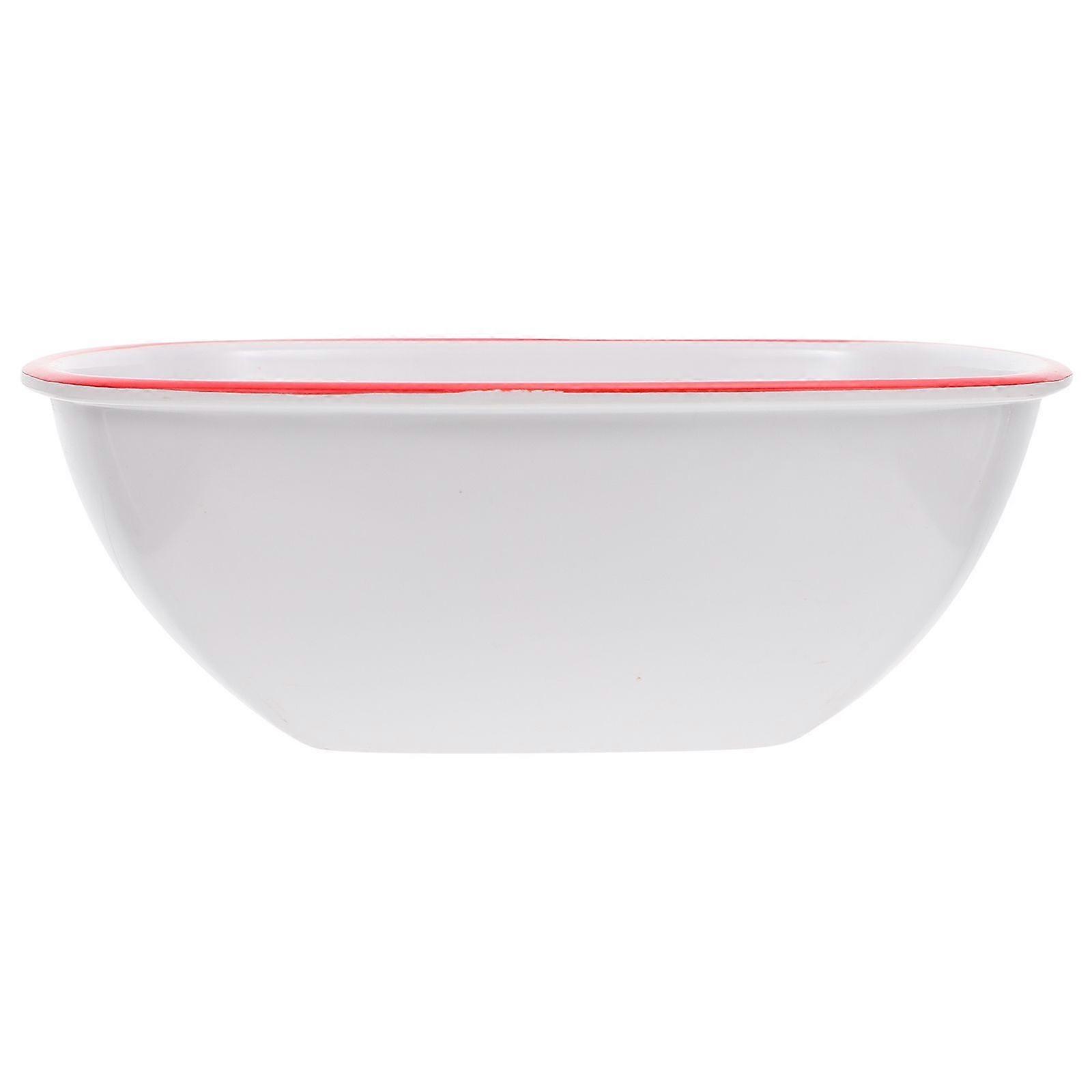 1pc Melamine Tableware Retro Storage Bowl Food Container for Restaurant